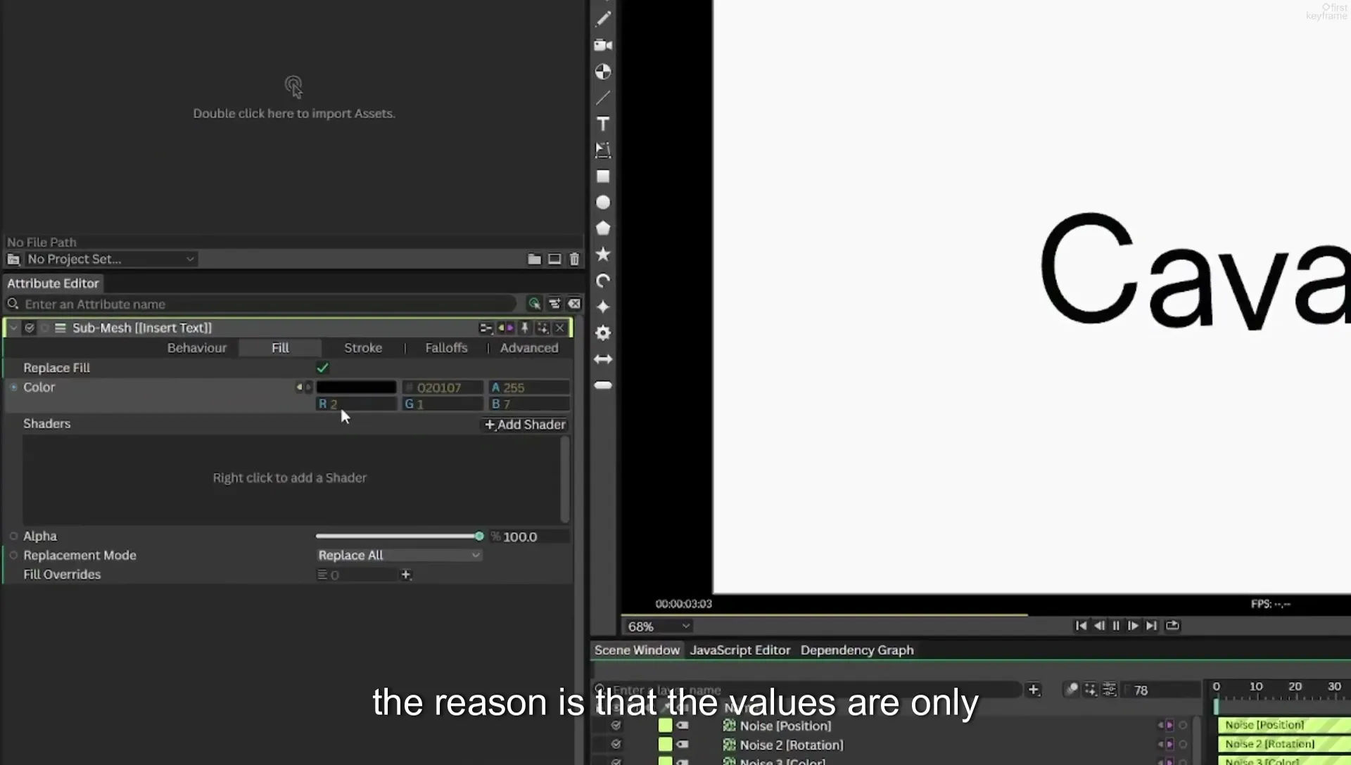 03 How to Animate with Behaviours | Beginners Guide to Cavalry 05 - Image 396