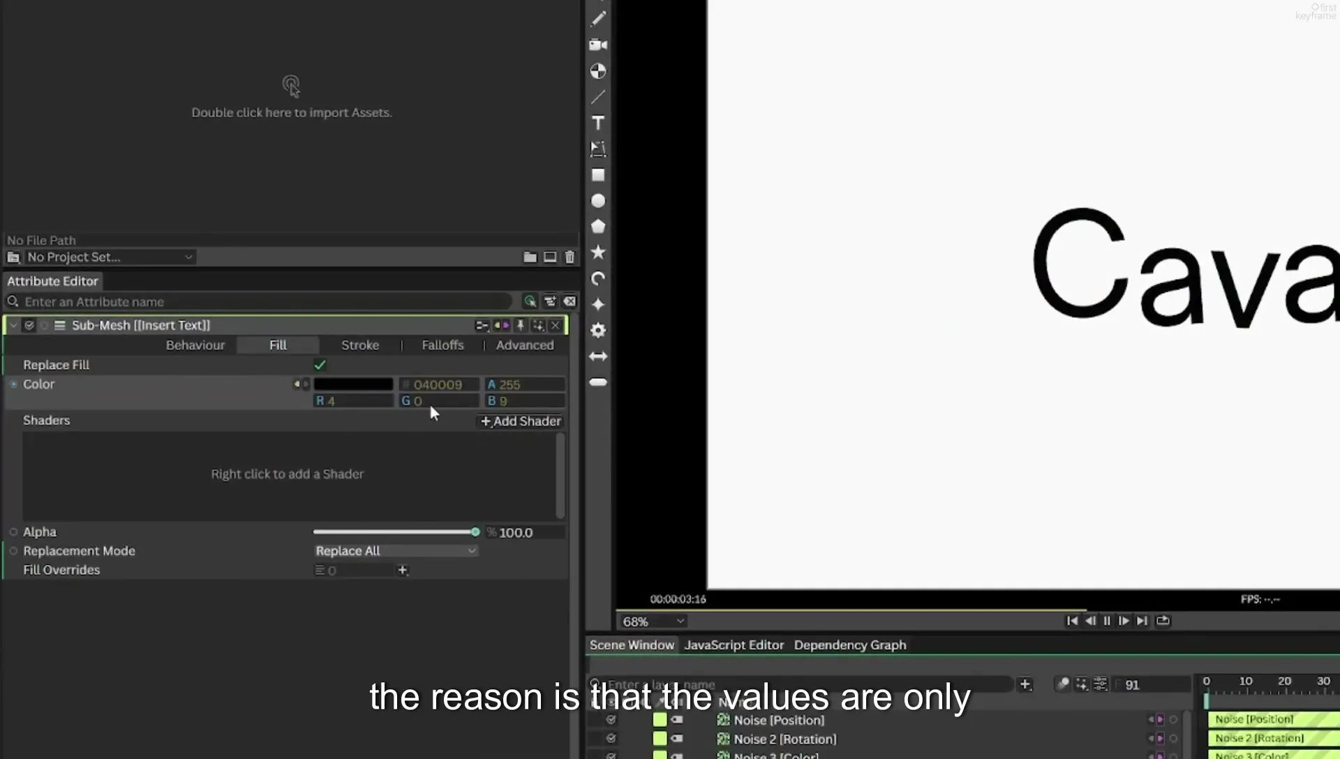 03 How to Animate with Behaviours | Beginners Guide to Cavalry 05 - Image 397