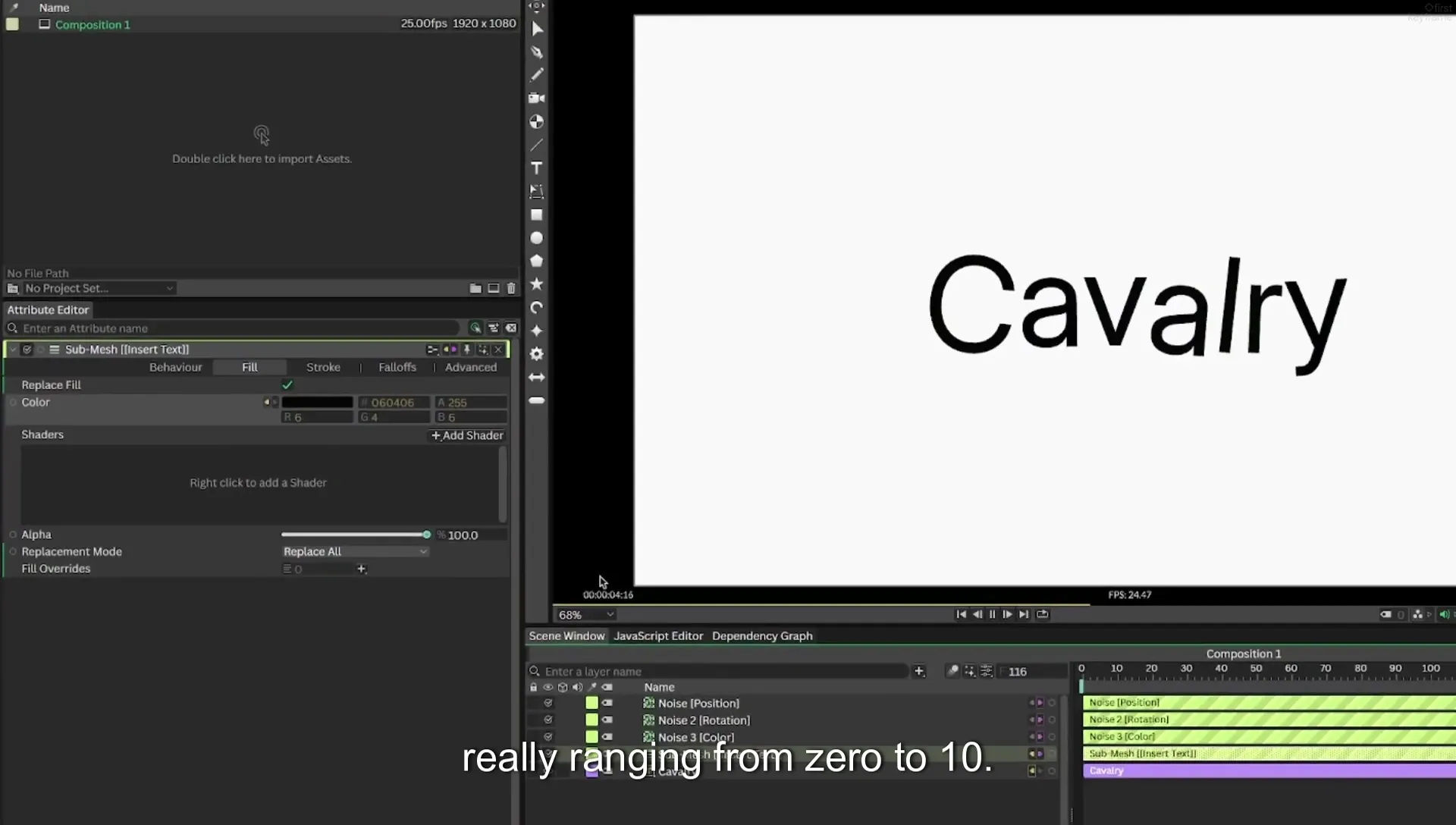 03 How to Animate with Behaviours | Beginners Guide to Cavalry 05 - Image 399