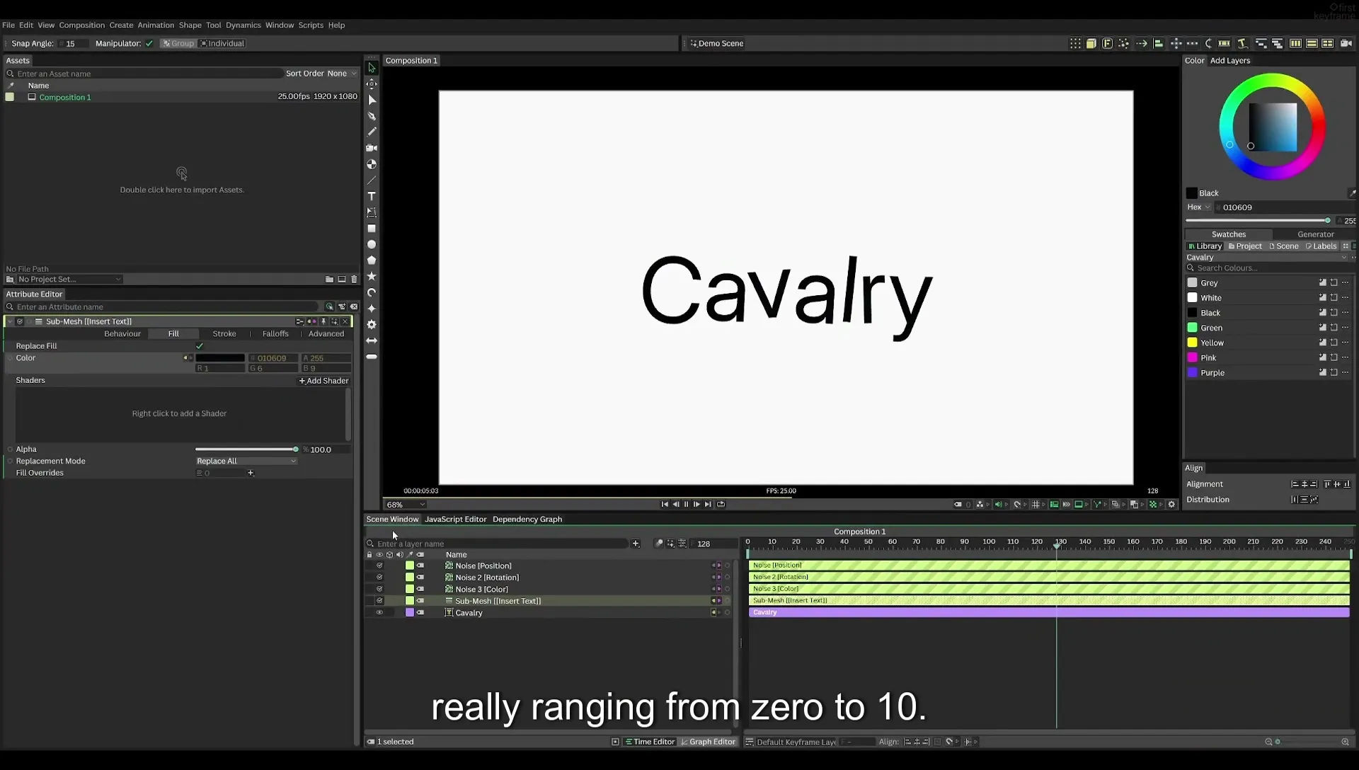 03 How to Animate with Behaviours | Beginners Guide to Cavalry 05 - Image 400