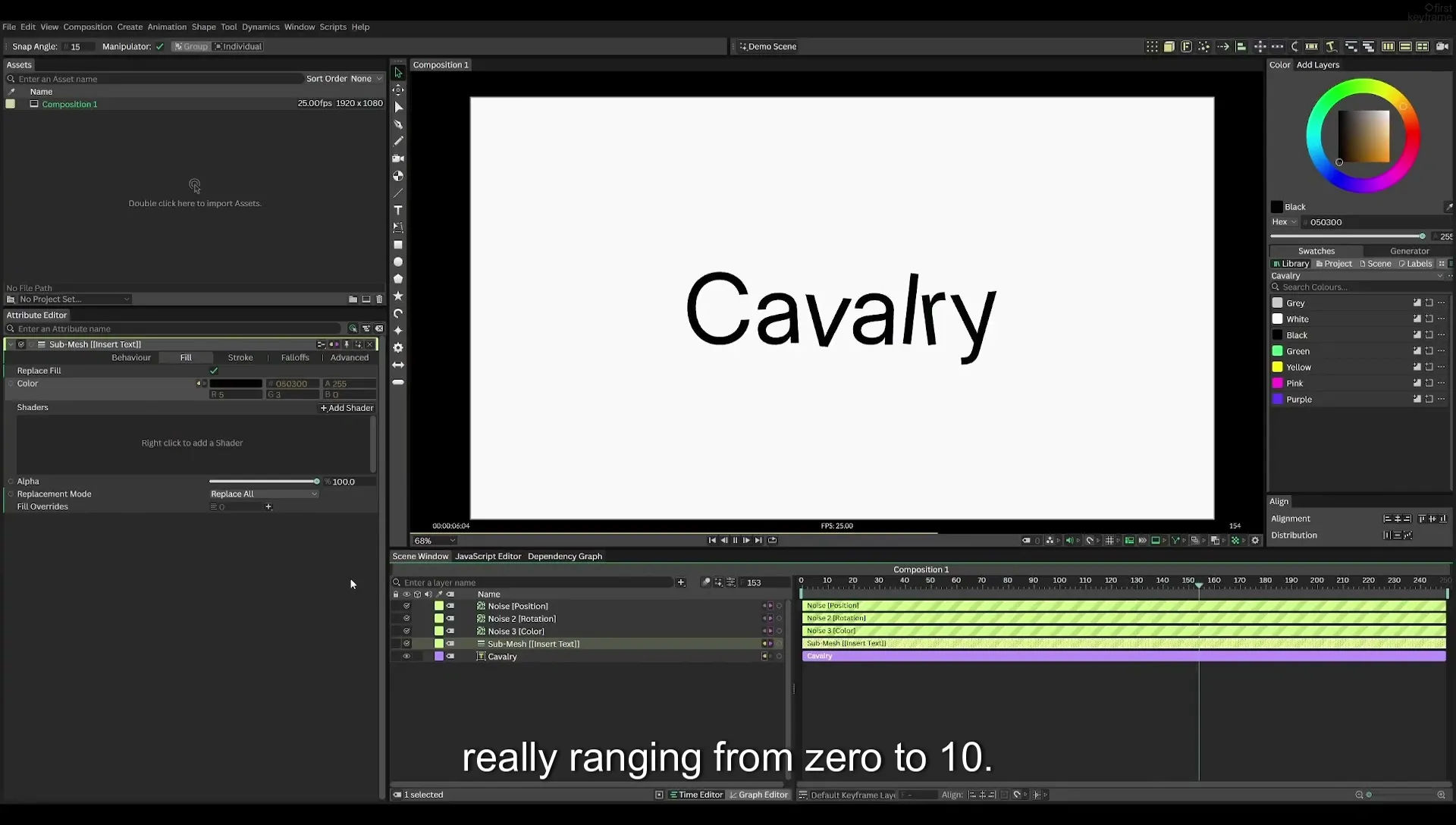 03 How to Animate with Behaviours | Beginners Guide to Cavalry 05 - Image 402