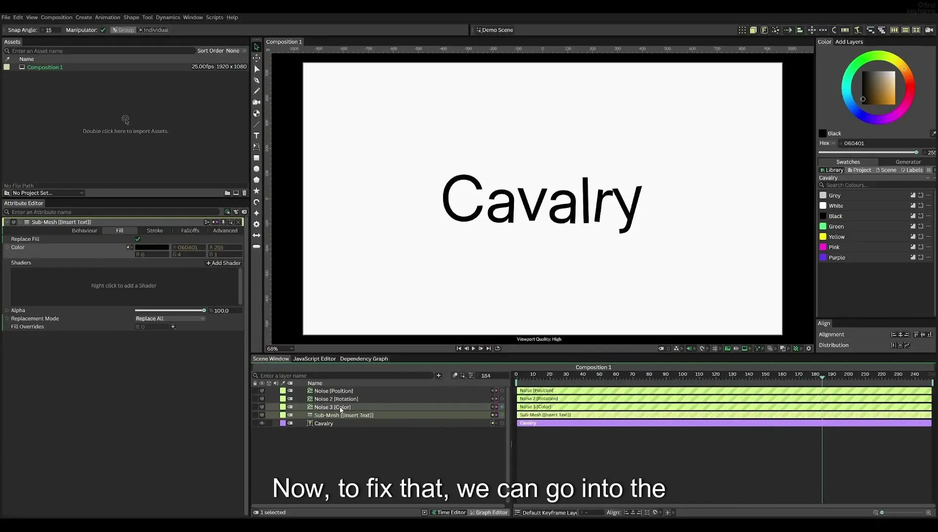 03 How to Animate with Behaviours | Beginners Guide to Cavalry 05 - Image 408