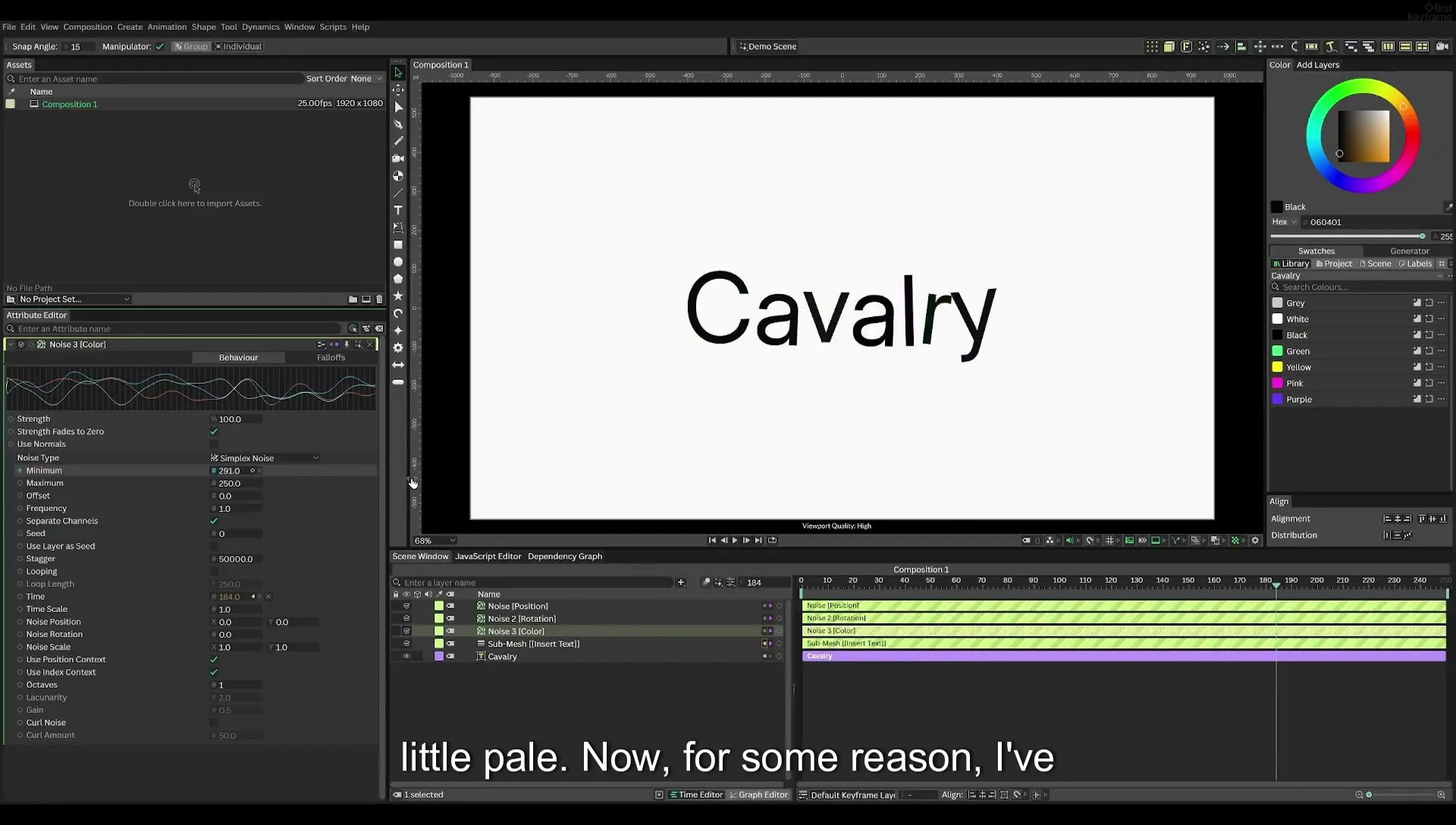 03 How to Animate with Behaviours | Beginners Guide to Cavalry 05 - Image 434