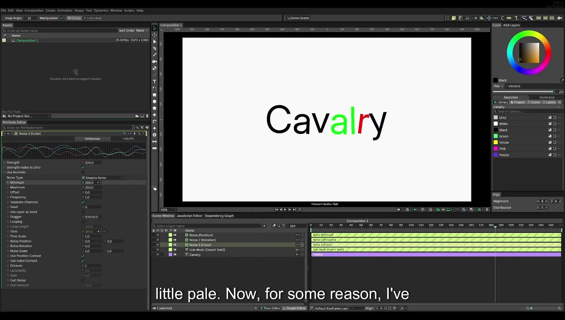 03 How to Animate with Behaviours | Beginners Guide to Cavalry 05 - Image 436