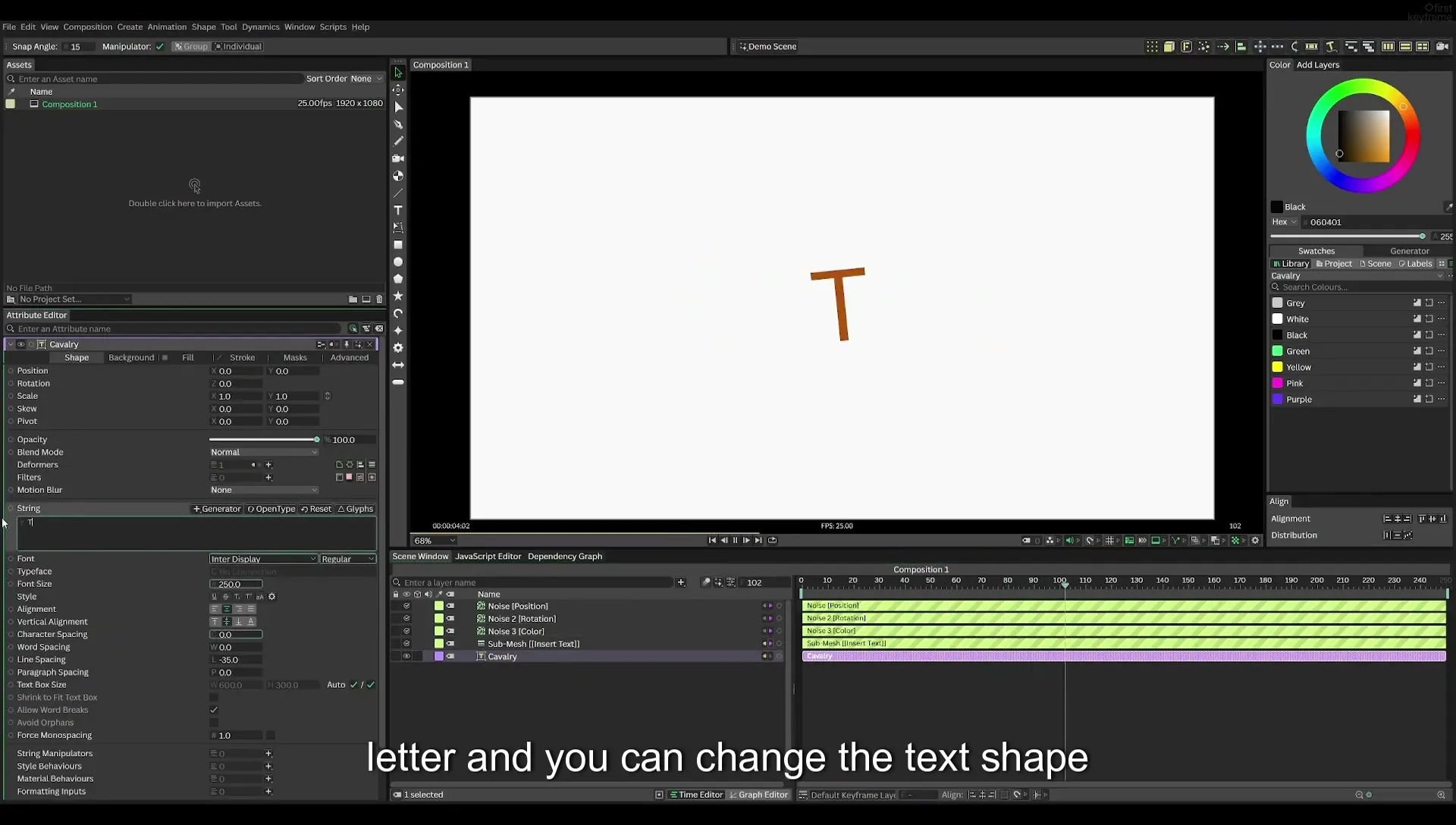 03 How to Animate with Behaviours | Beginners Guide to Cavalry 05 - Image 467