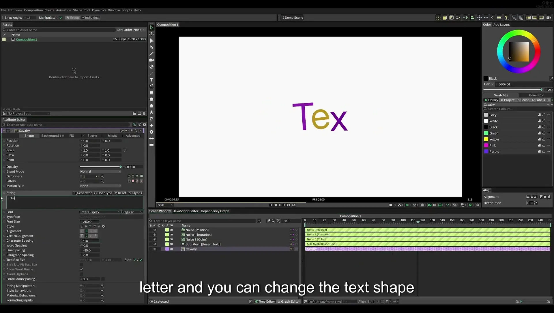 03 How to Animate with Behaviours | Beginners Guide to Cavalry 05 - Image 468