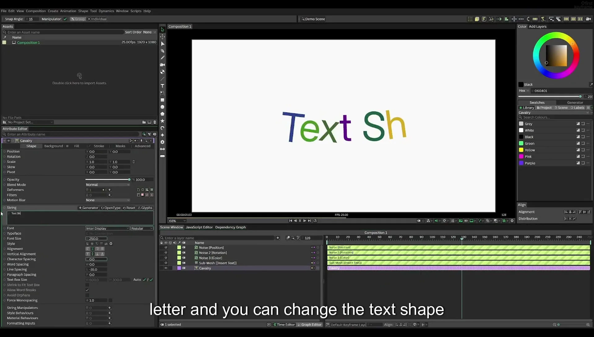 03 How to Animate with Behaviours | Beginners Guide to Cavalry 05 - Image 469
