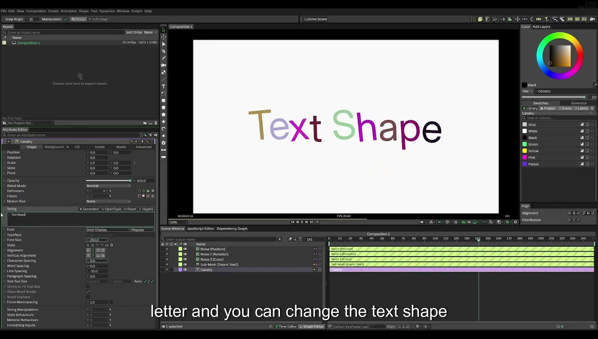 03 How to Animate with Behaviours | Beginners Guide to Cavalry 05 - Image 470