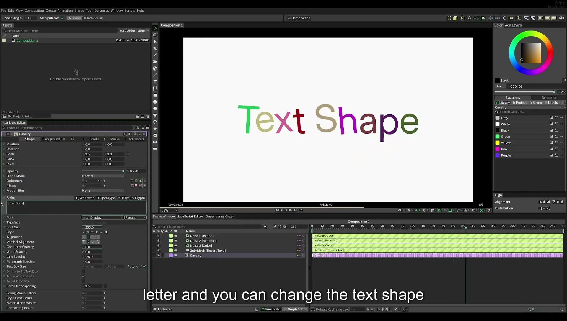 03 How to Animate with Behaviours | Beginners Guide to Cavalry 05 - Image 471