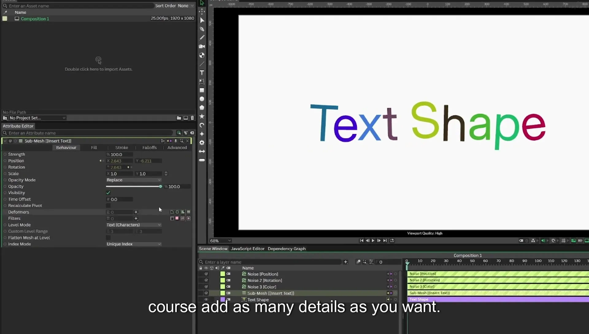 03 How to Animate with Behaviours | Beginners Guide to Cavalry 05 - Image 485