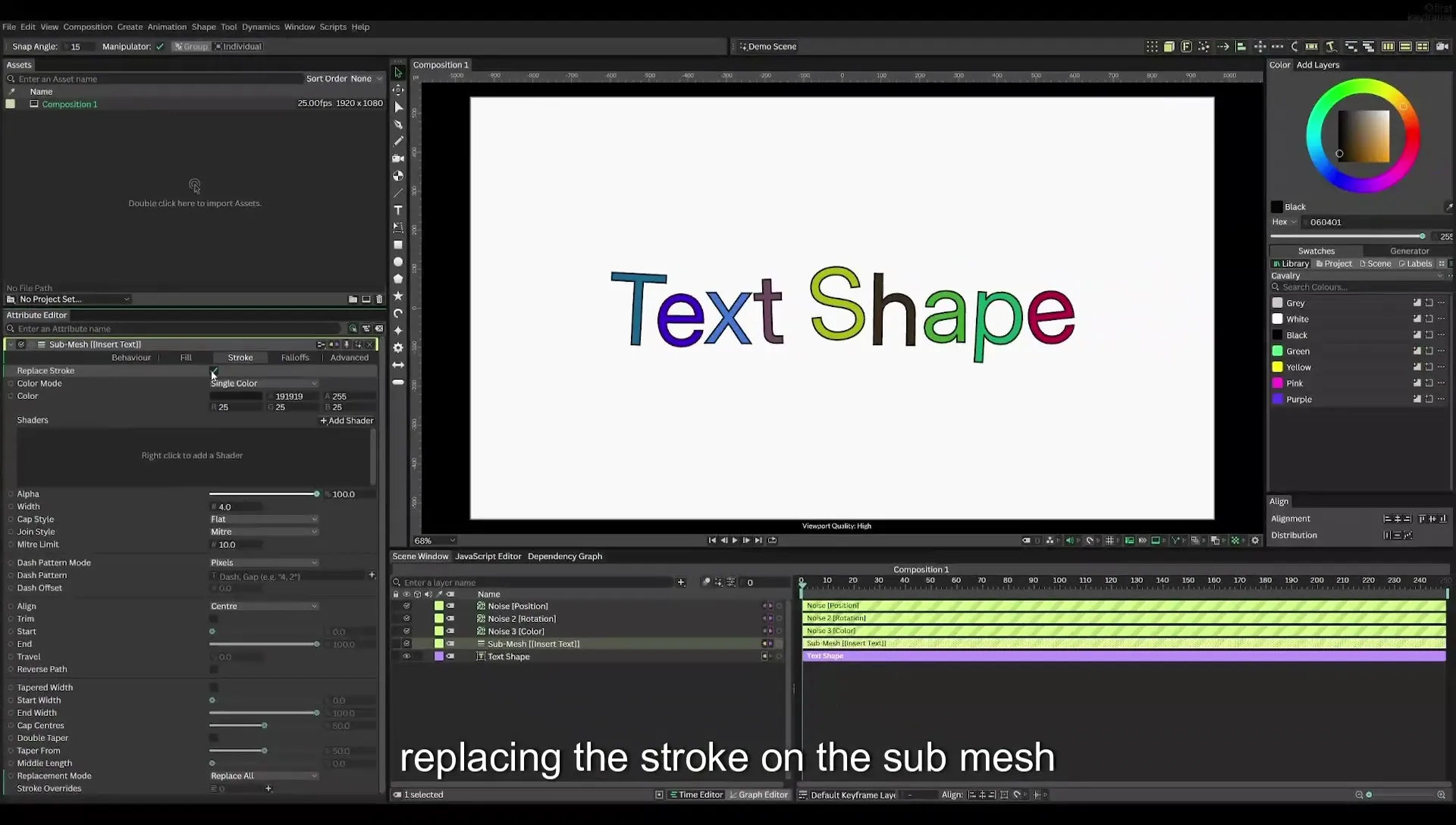 03 How to Animate with Behaviours | Beginners Guide to Cavalry 05 - Image 496