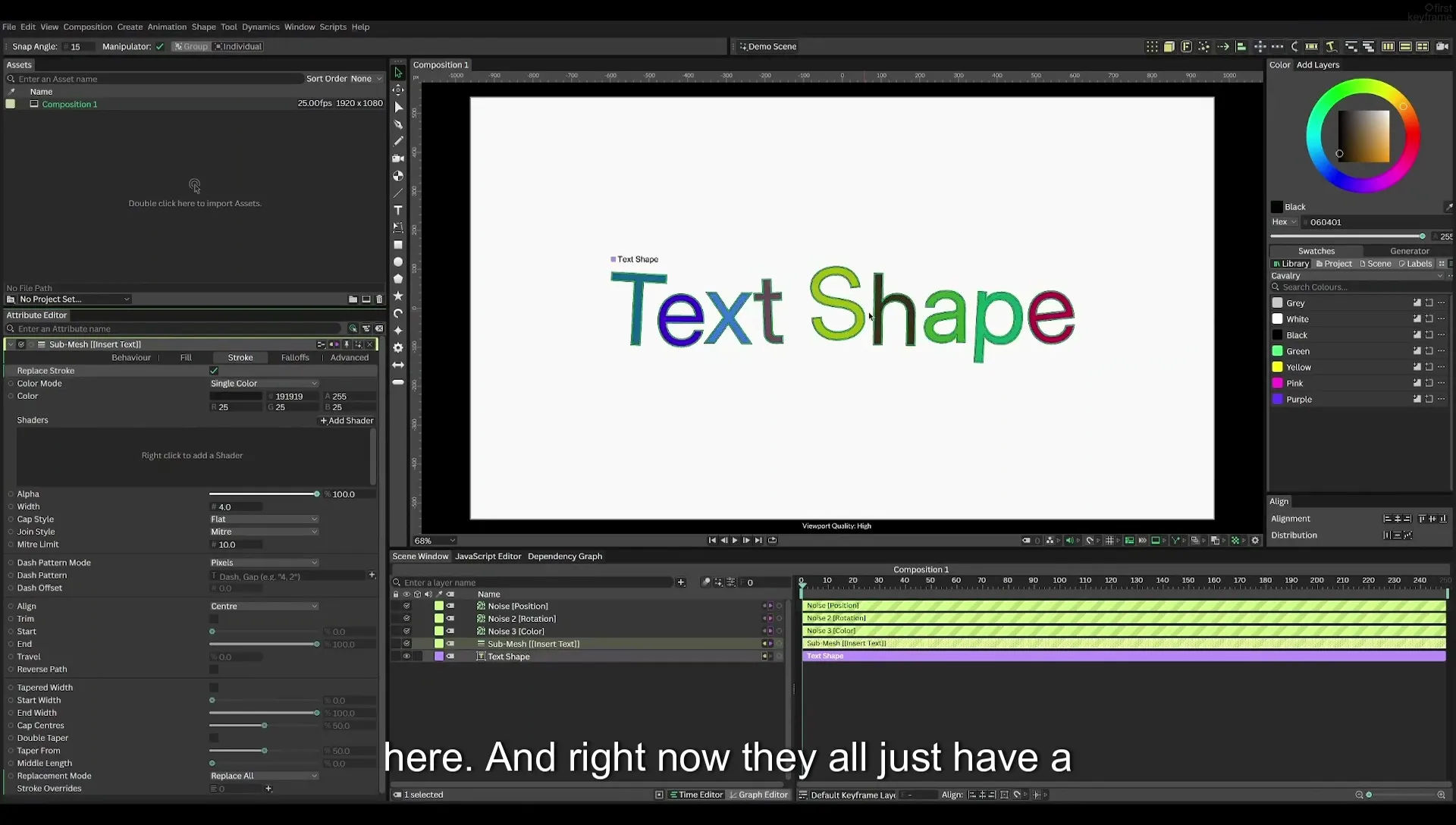 03 How to Animate with Behaviours | Beginners Guide to Cavalry 05 - Image 497