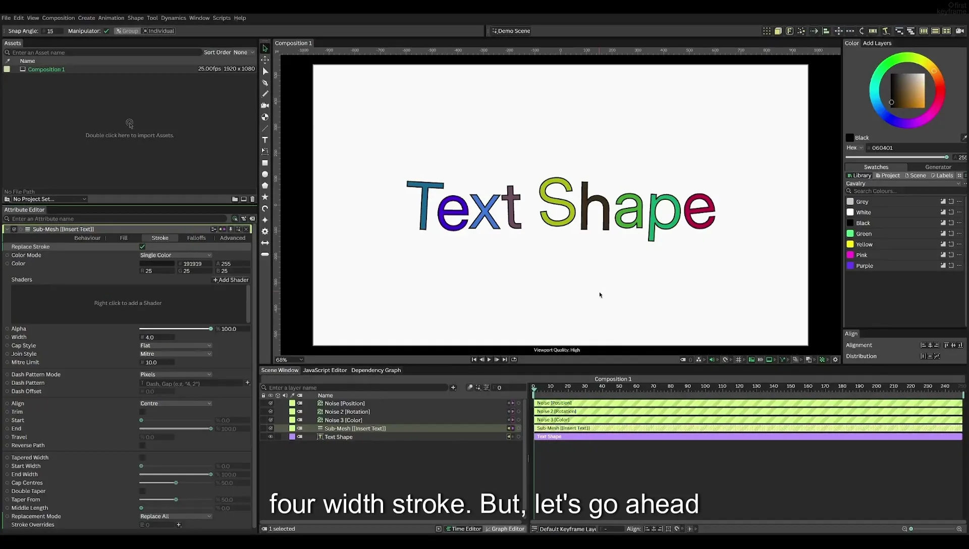 03 How to Animate with Behaviours | Beginners Guide to Cavalry 05 - Image 502