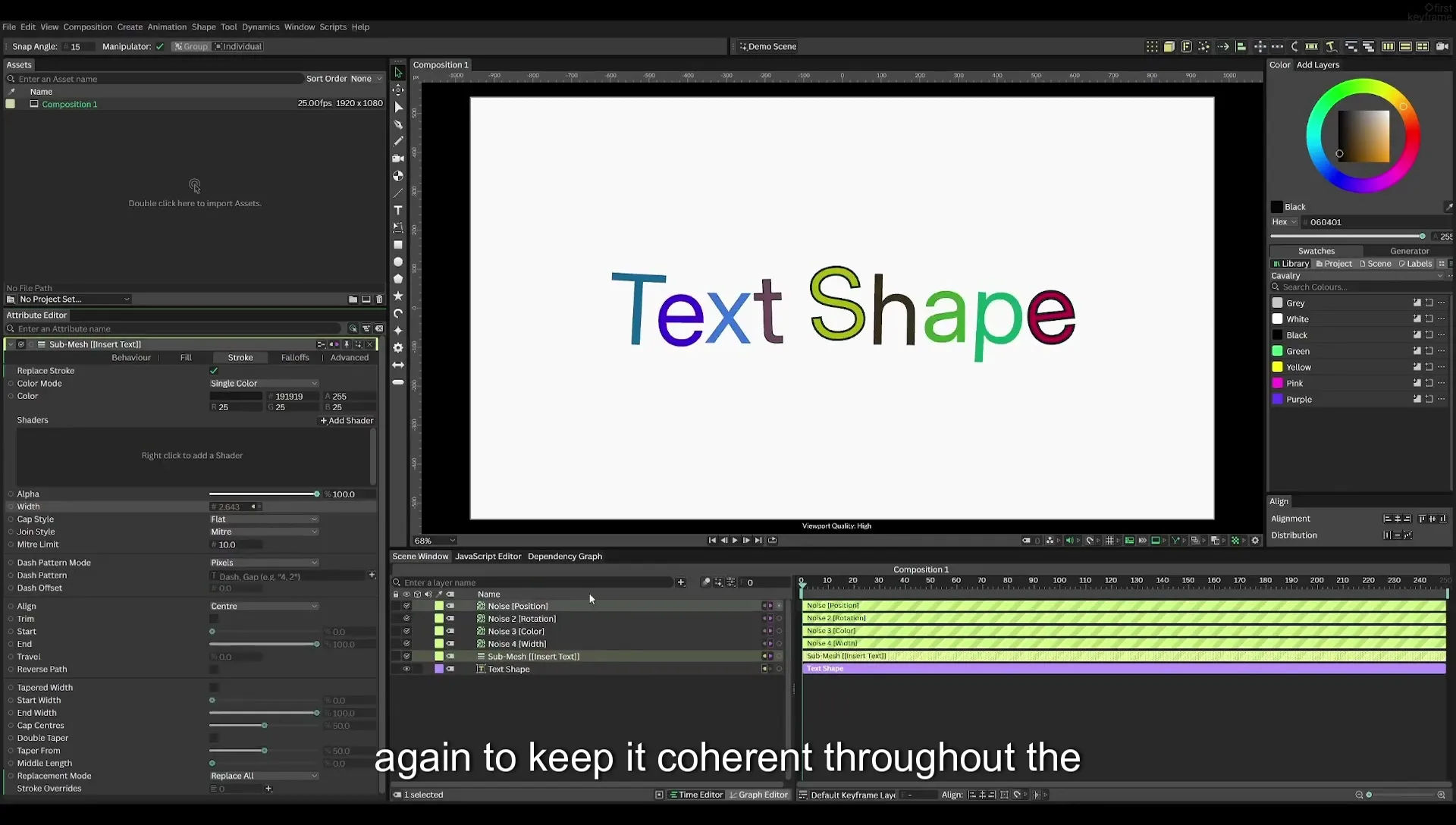03 How to Animate with Behaviours | Beginners Guide to Cavalry 05 - Image 518
