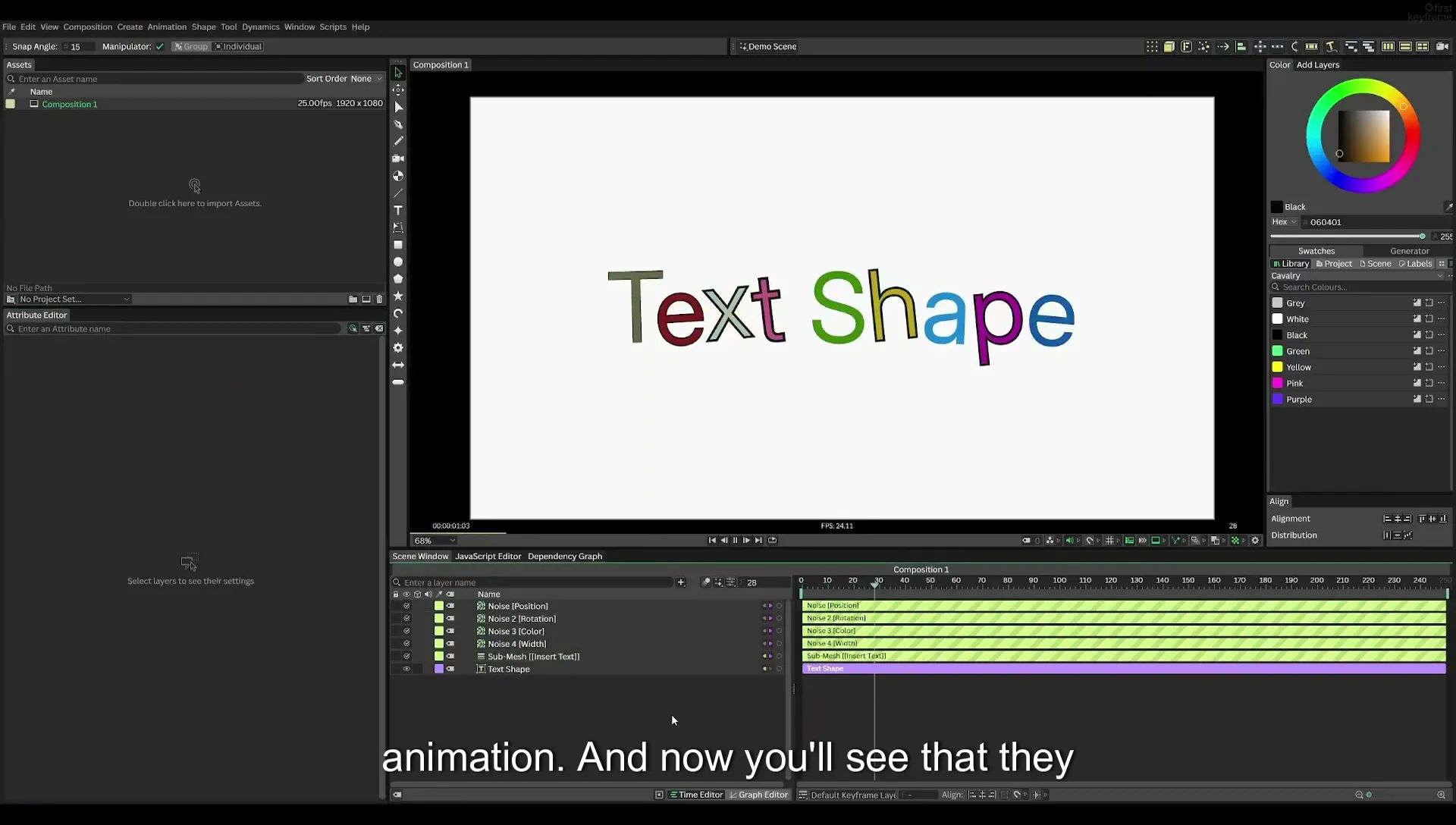 03 How to Animate with Behaviours | Beginners Guide to Cavalry 05 - Image 523