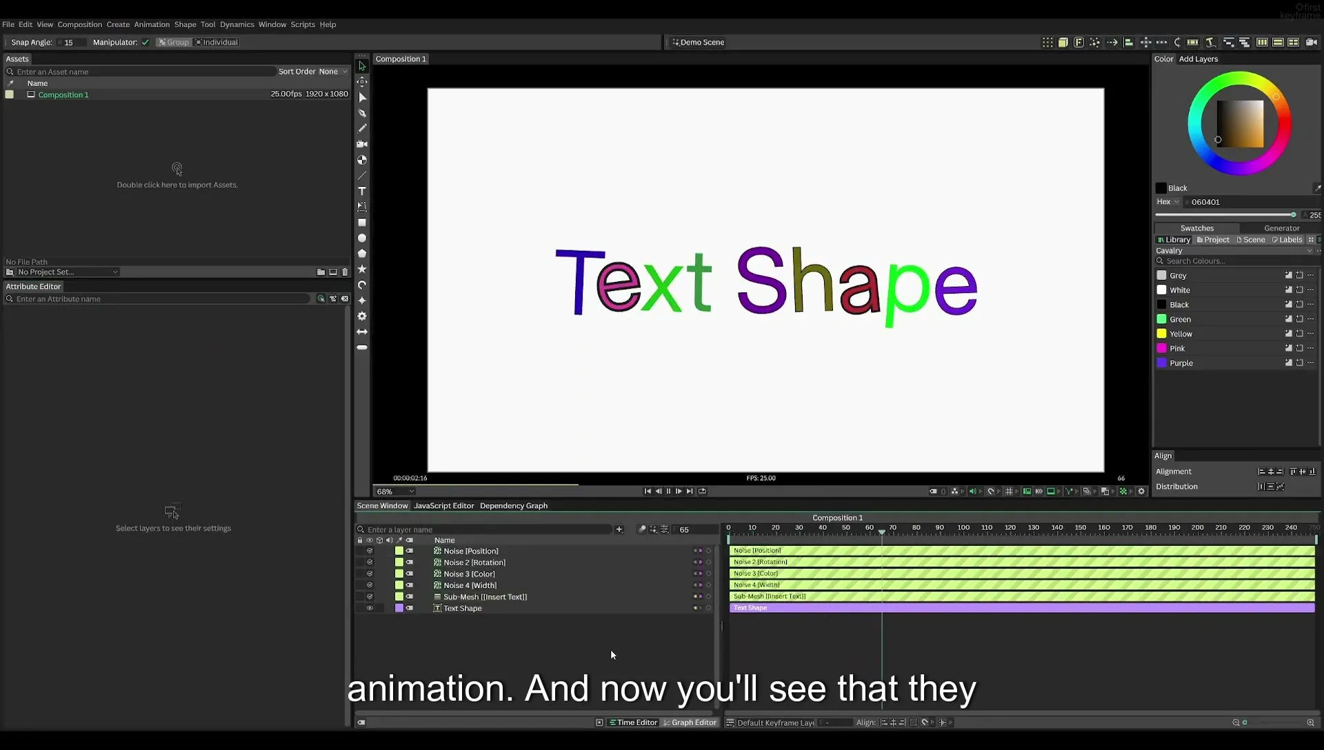 03 How to Animate with Behaviours | Beginners Guide to Cavalry 05 - Image 526
