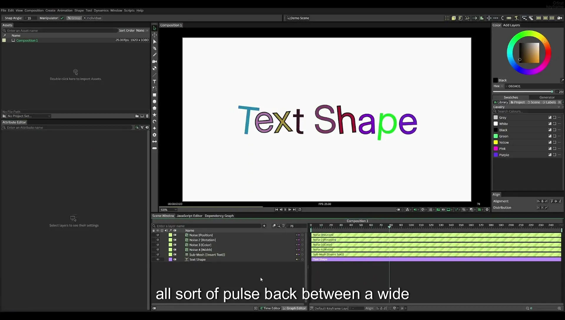 03 How to Animate with Behaviours | Beginners Guide to Cavalry 05 - Image 527