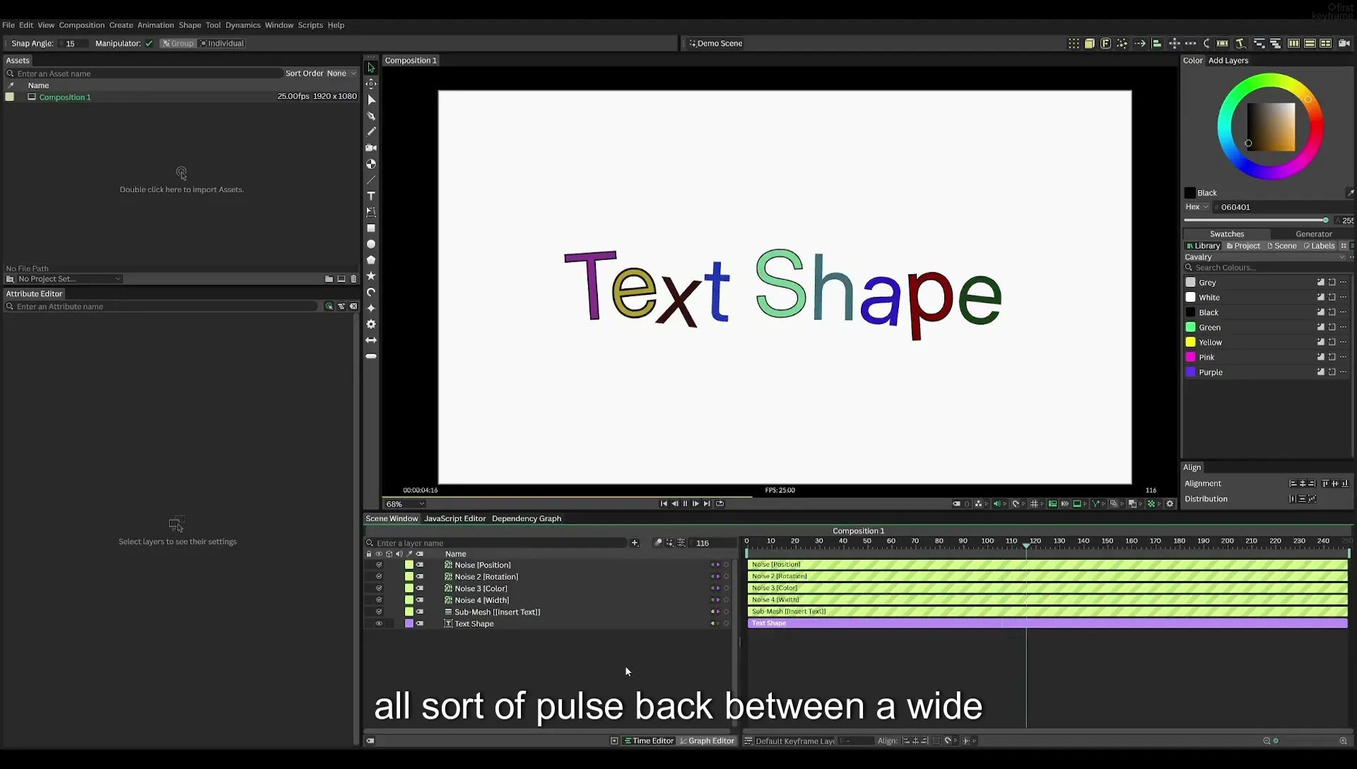 03 How to Animate with Behaviours | Beginners Guide to Cavalry 05 - Image 530
