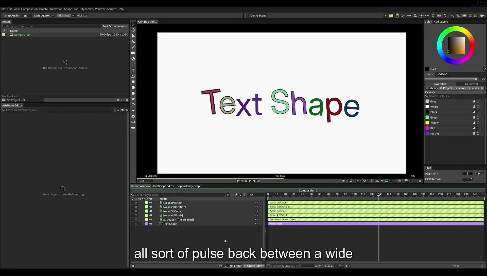 03 How to Animate with Behaviours | Beginners Guide to Cavalry 05 - Image 531