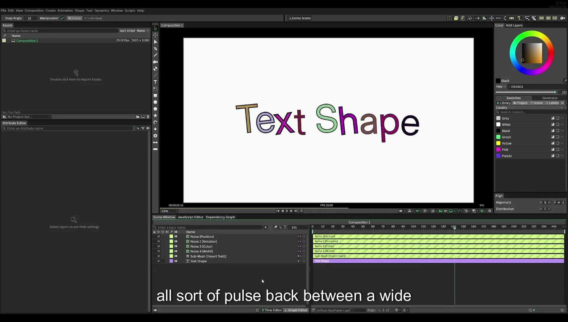 03 How to Animate with Behaviours | Beginners Guide to Cavalry 05 - Image 532