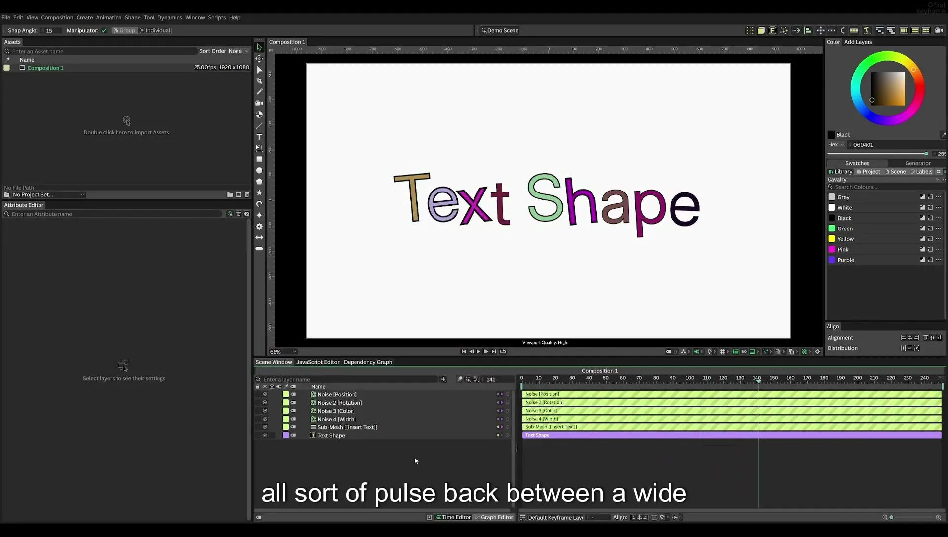 03 How to Animate with Behaviours | Beginners Guide to Cavalry 05 - Image 533