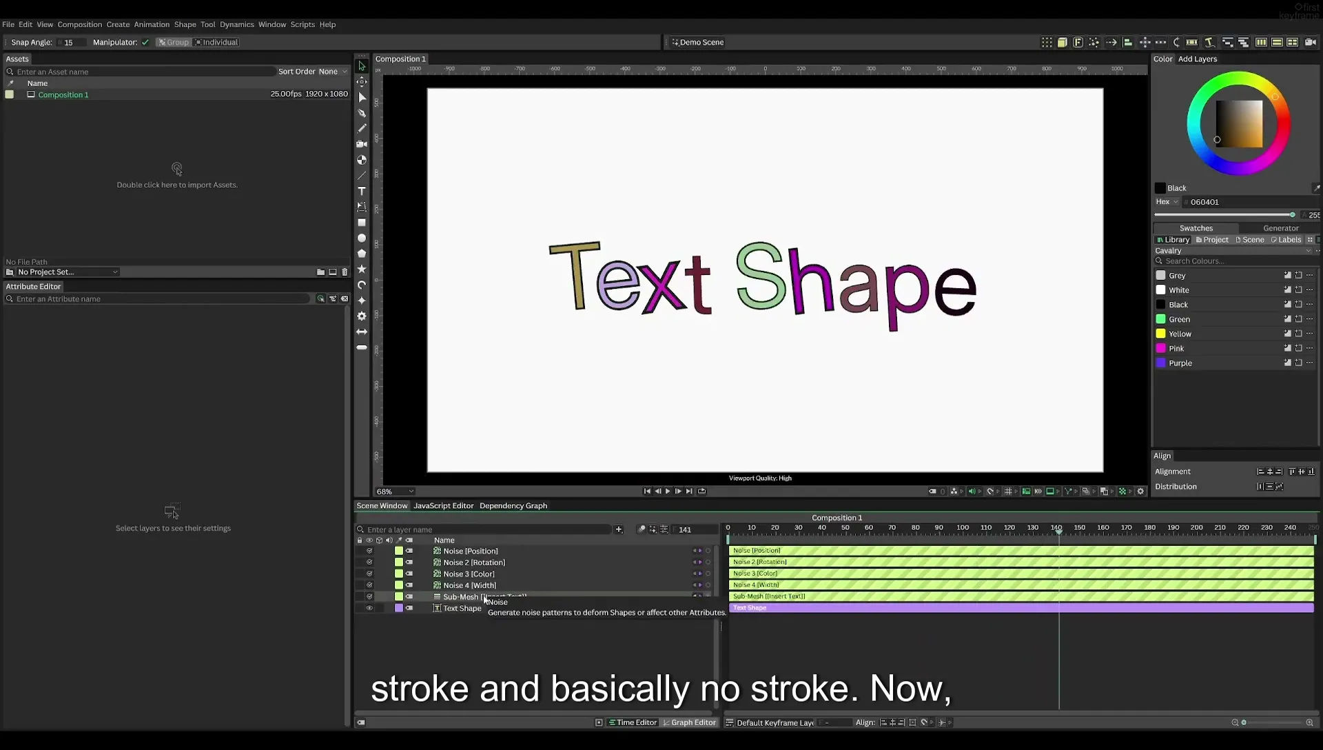 03 How to Animate with Behaviours | Beginners Guide to Cavalry 05 - Image 539