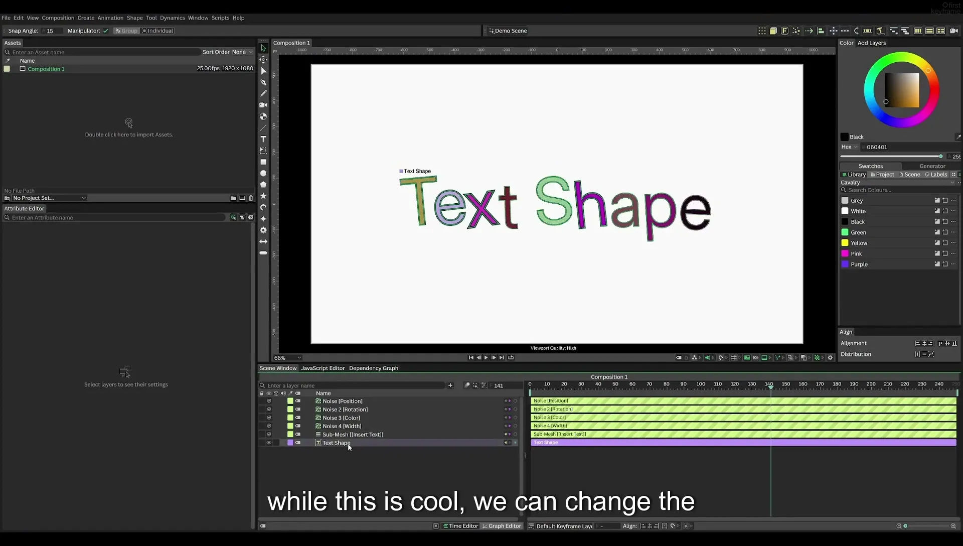 03 How to Animate with Behaviours | Beginners Guide to Cavalry 05 - Image 540