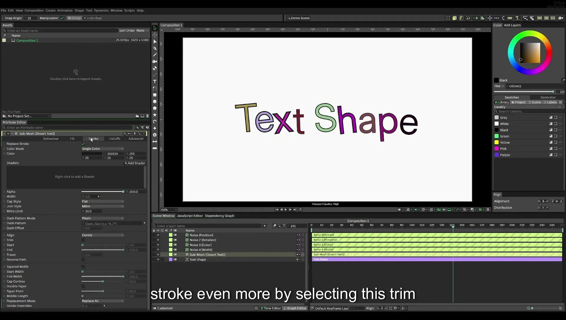 03 How to Animate with Behaviours | Beginners Guide to Cavalry 05 - Image 545