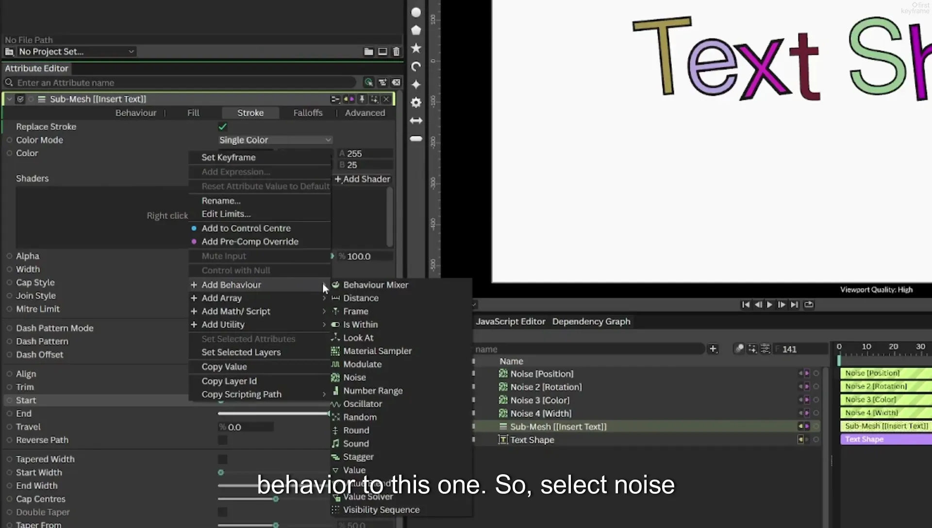 03 How to Animate with Behaviours | Beginners Guide to Cavalry 05 - Image 572