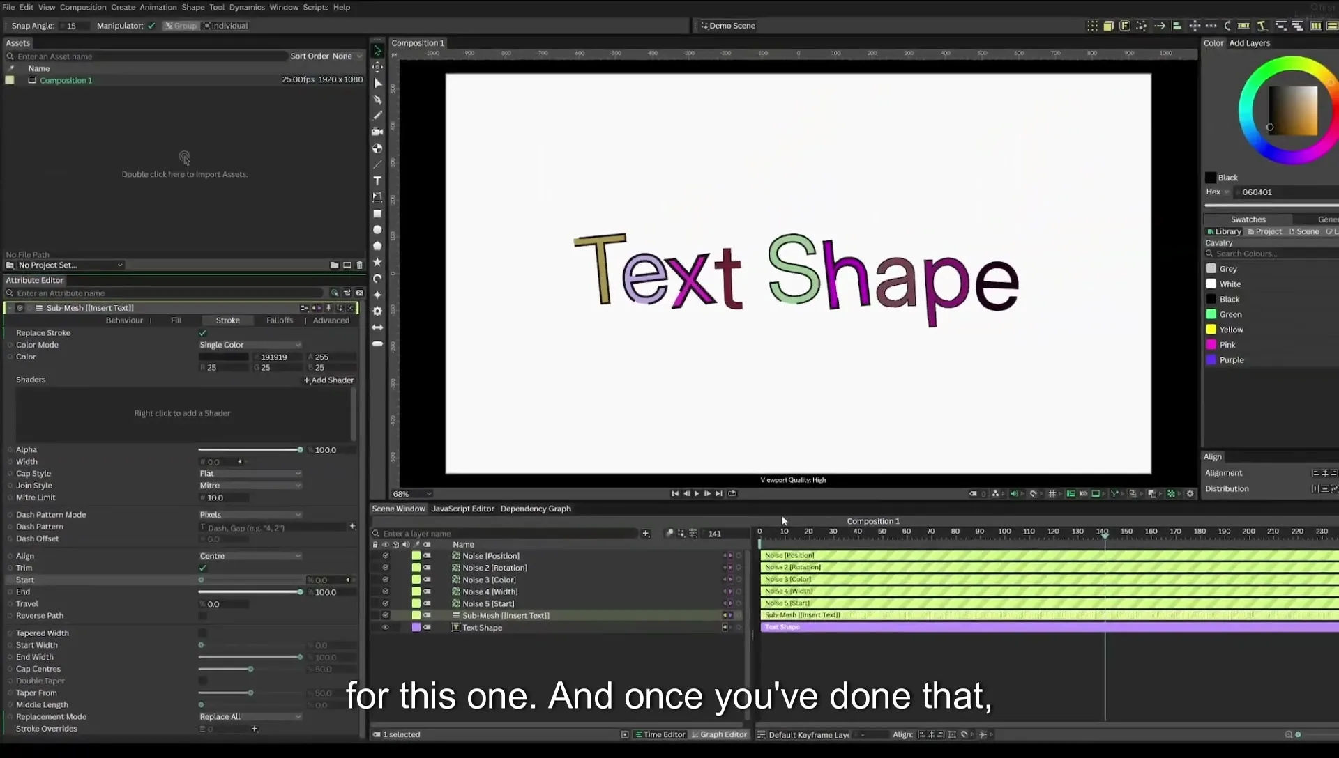 03 How to Animate with Behaviours | Beginners Guide to Cavalry 05 - Image 579