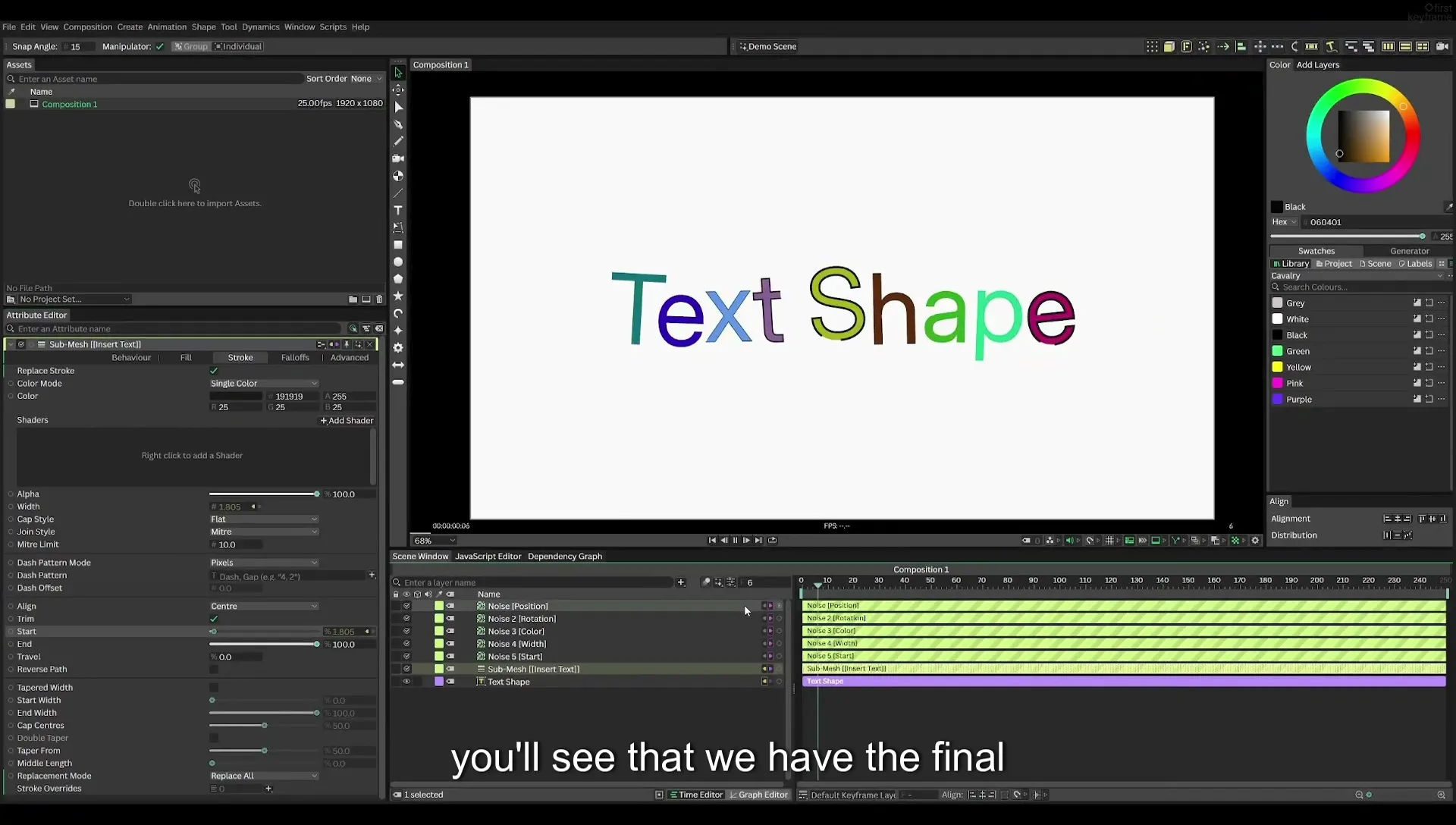 03 How to Animate with Behaviours | Beginners Guide to Cavalry 05 - Image 581