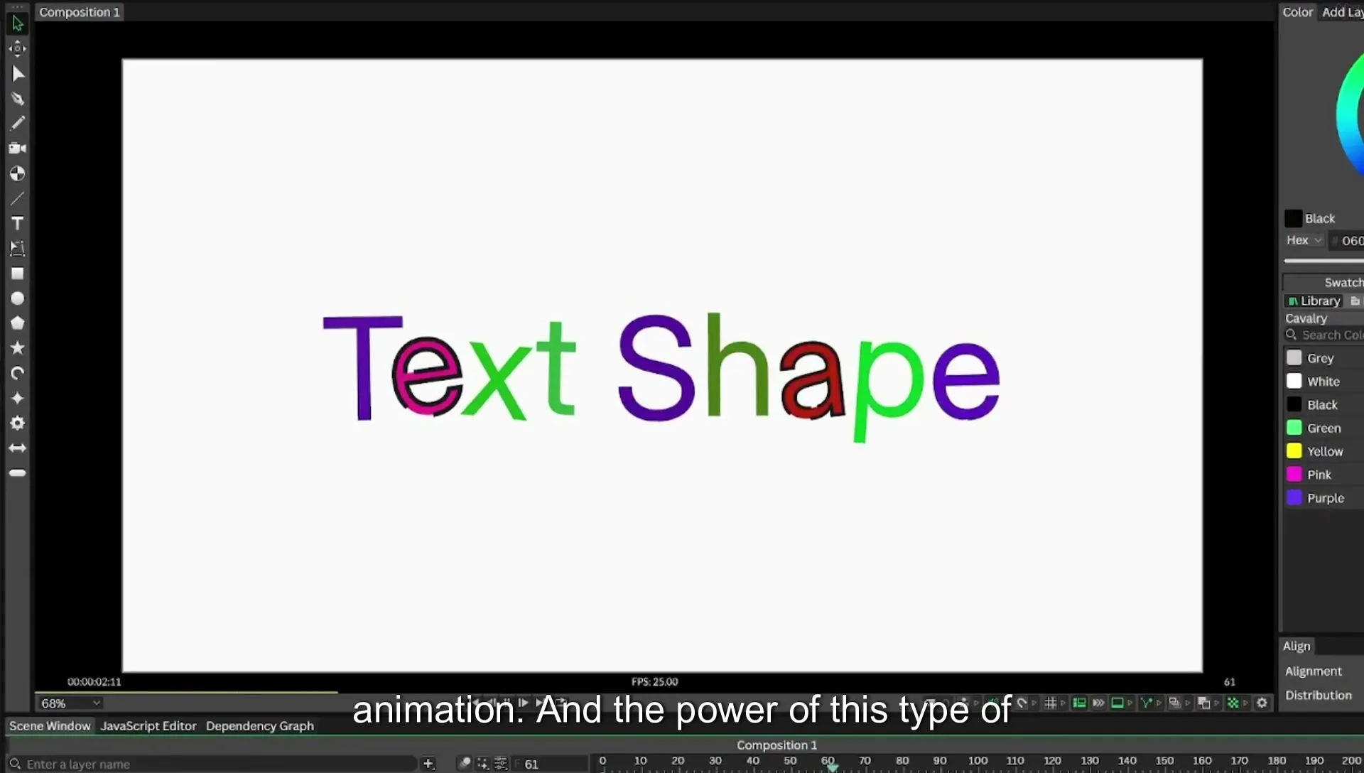 03 How to Animate with Behaviours | Beginners Guide to Cavalry 05 - Image 585