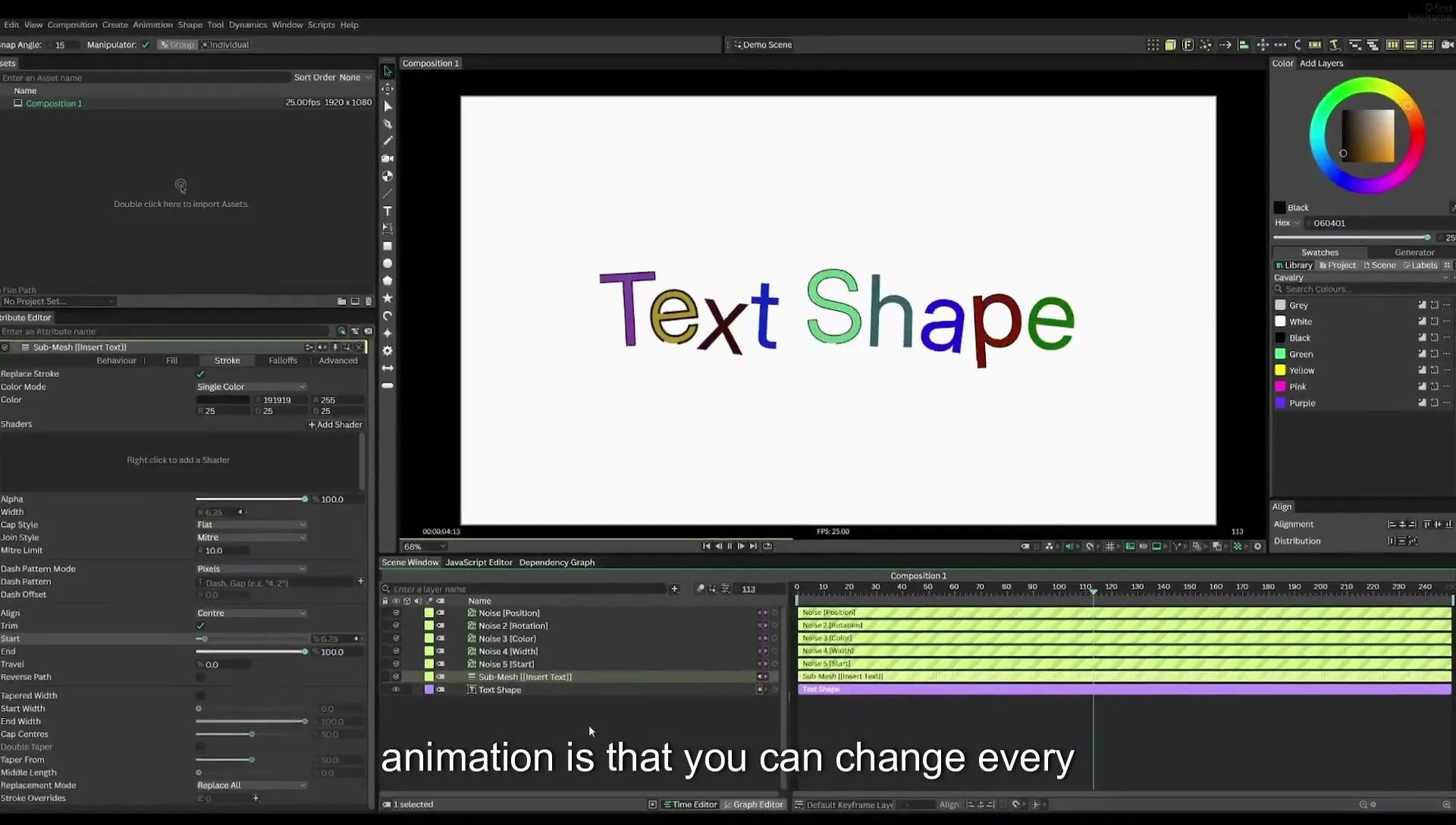 03 How to Animate with Behaviours | Beginners Guide to Cavalry 05 - Image 589