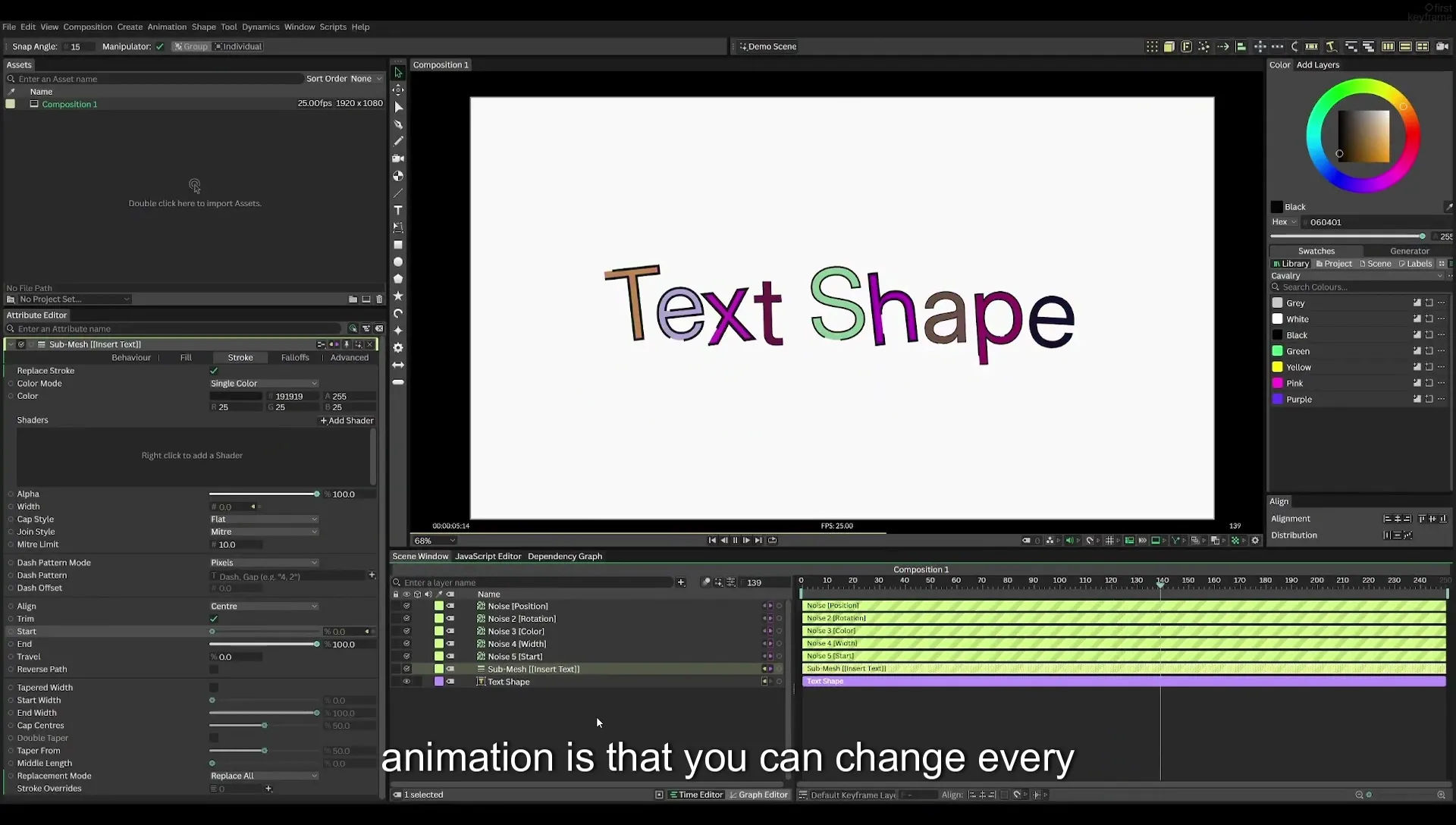 03 How to Animate with Behaviours | Beginners Guide to Cavalry 05 - Image 591