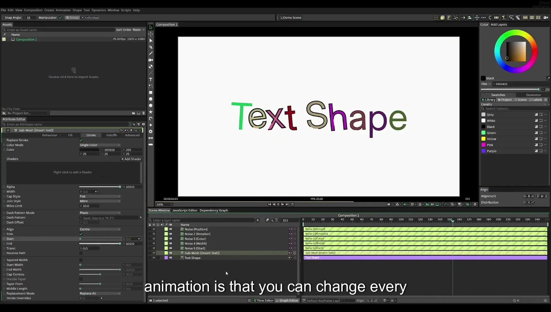 03 How to Animate with Behaviours | Beginners Guide to Cavalry 05 - Image 592