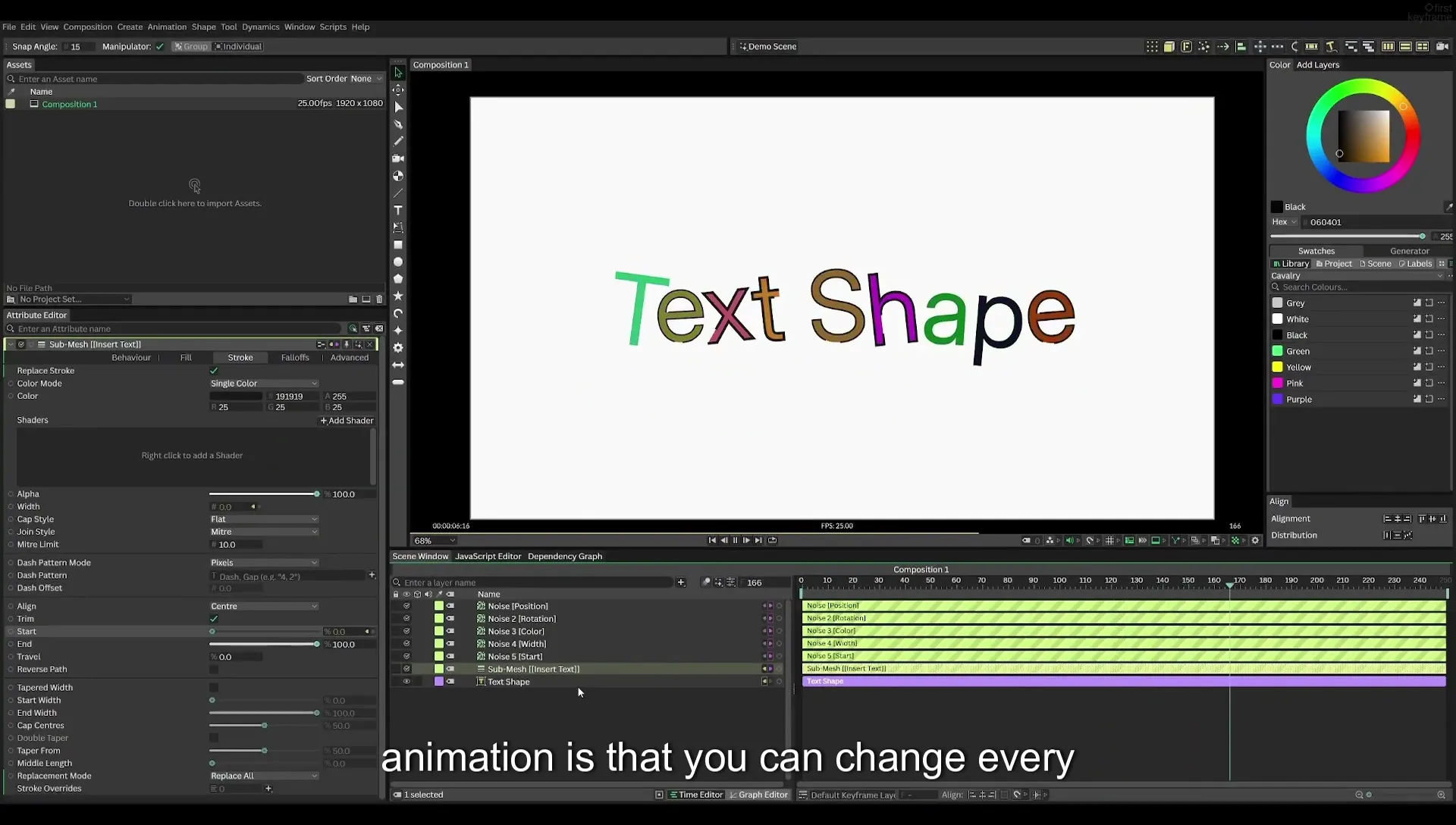 03 How to Animate with Behaviours | Beginners Guide to Cavalry 05 - Image 593