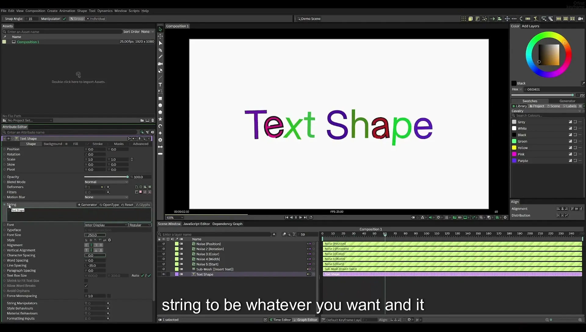 03 How to Animate with Behaviours | Beginners Guide to Cavalry 05 - Image 601