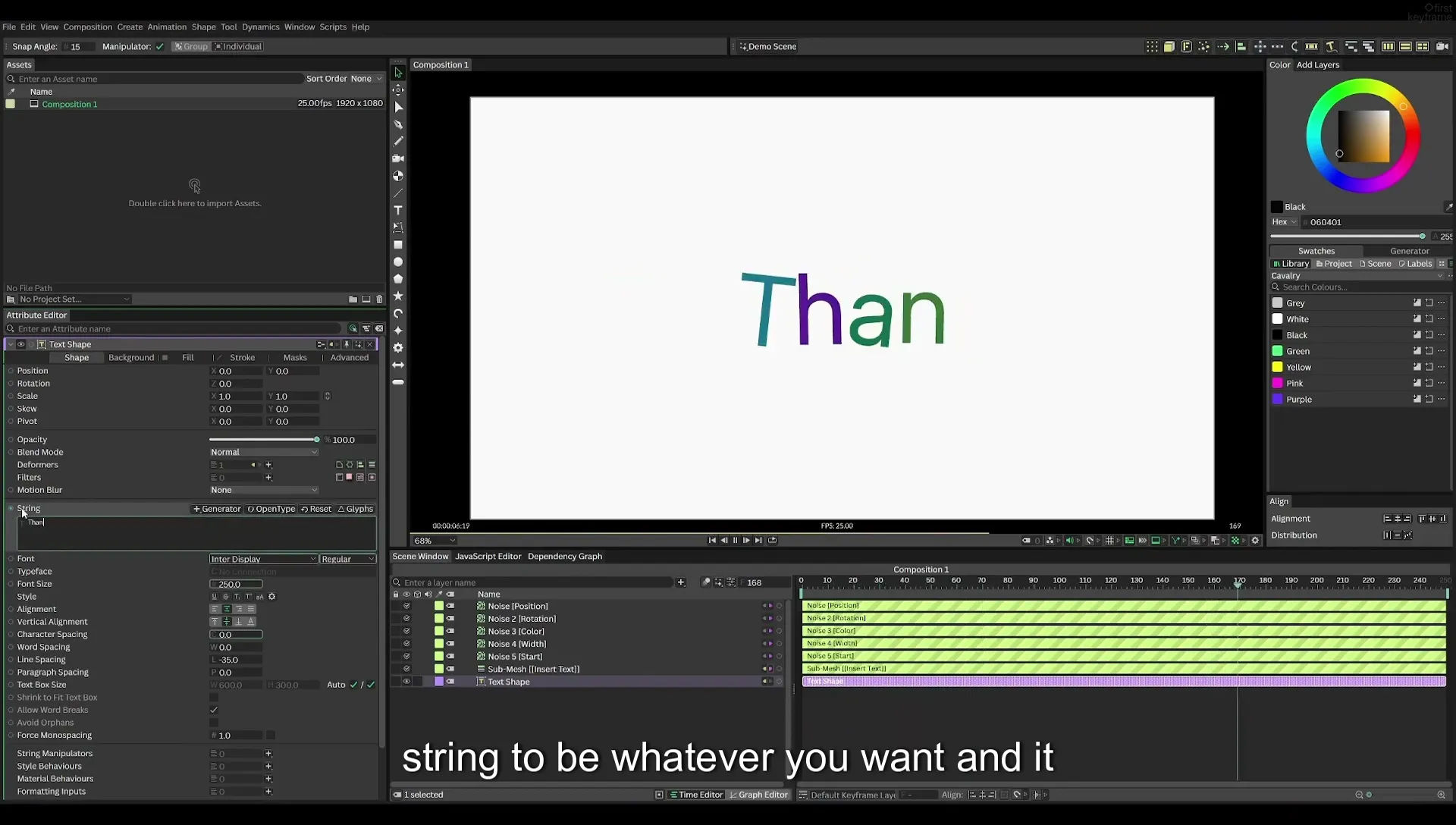 03 How to Animate with Behaviours | Beginners Guide to Cavalry 05 - Image 603
