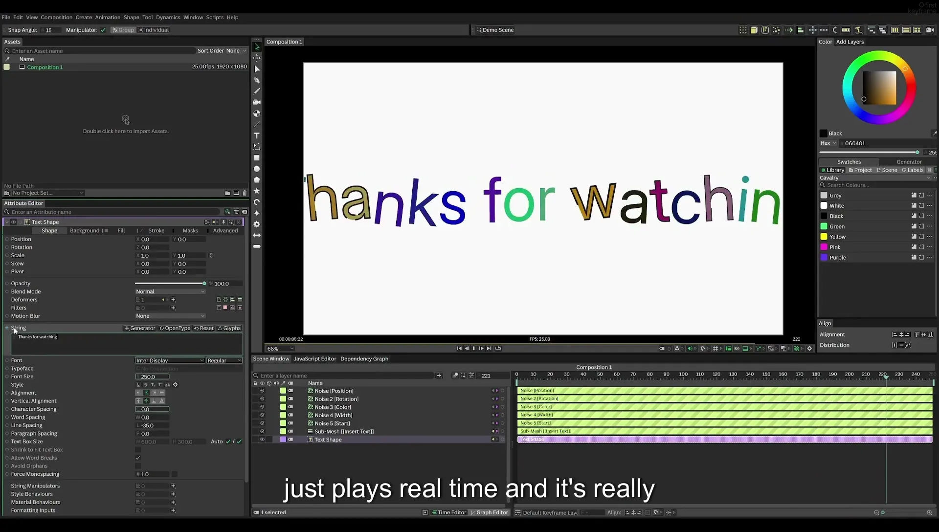 03 How to Animate with Behaviours | Beginners Guide to Cavalry 05 - Image 607