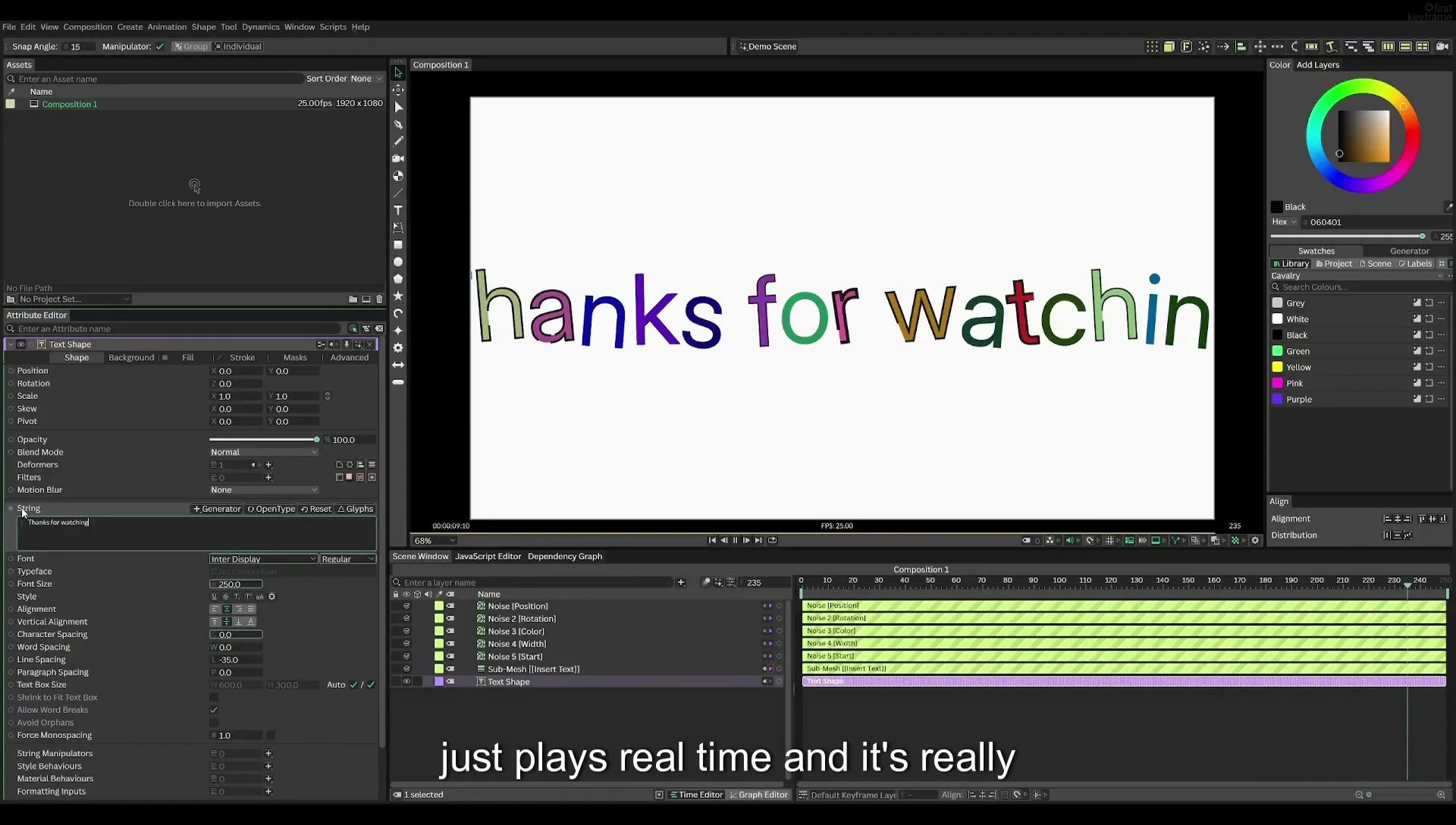 03 How to Animate with Behaviours | Beginners Guide to Cavalry 05 - Image 608
