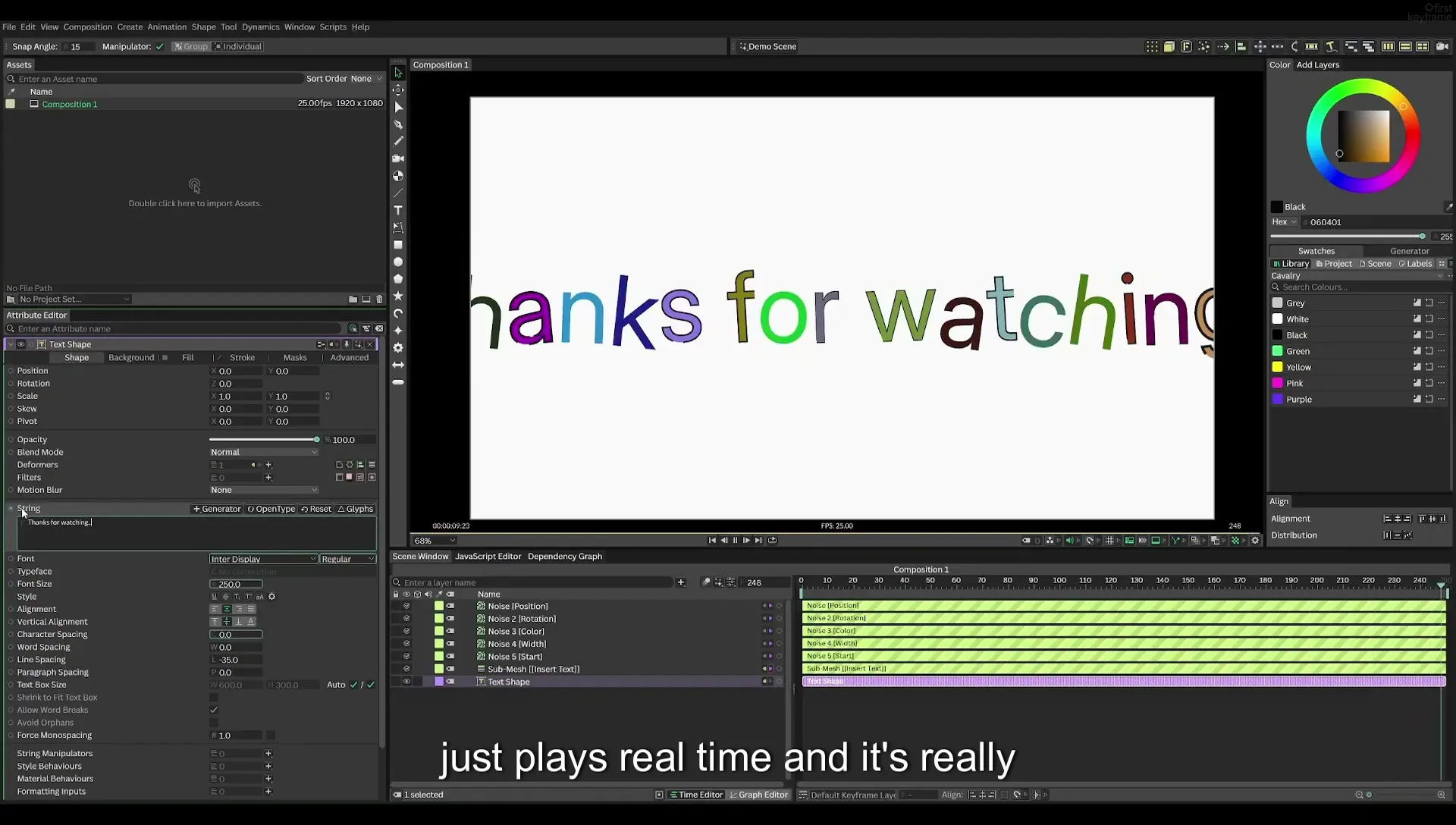 03 How to Animate with Behaviours | Beginners Guide to Cavalry 05 - Image 609