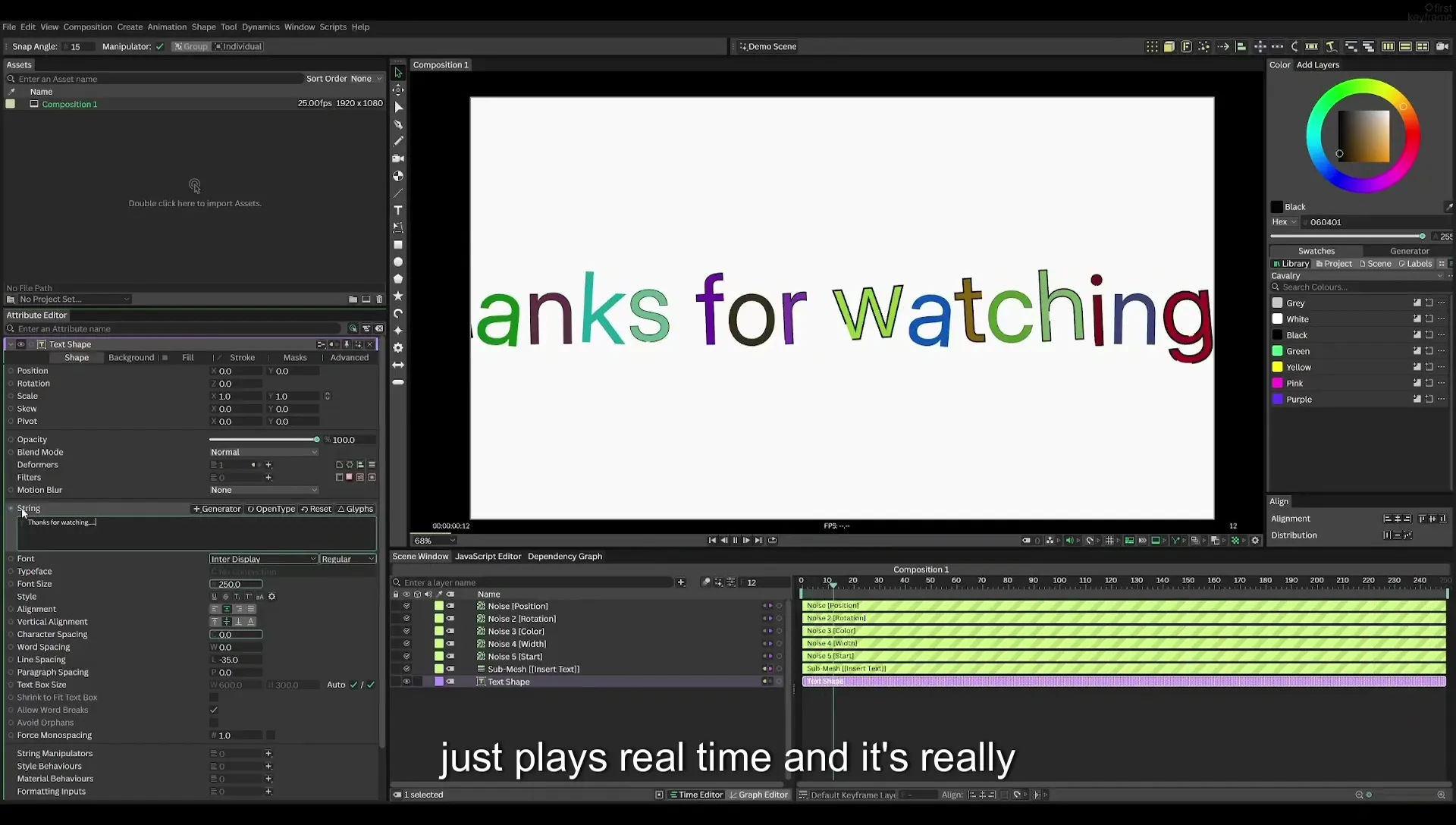 03 How to Animate with Behaviours | Beginners Guide to Cavalry 05 - Image 610