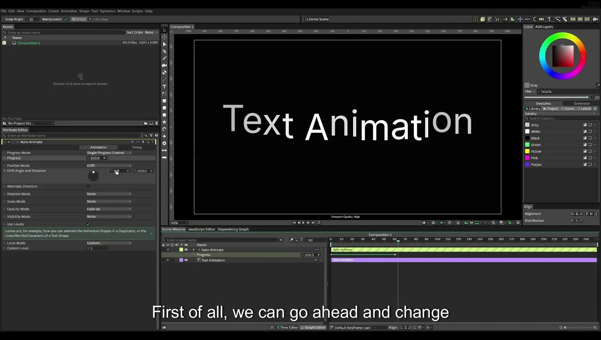 04 Animate Text Like Apple in Cavalry App (free) - Image 76