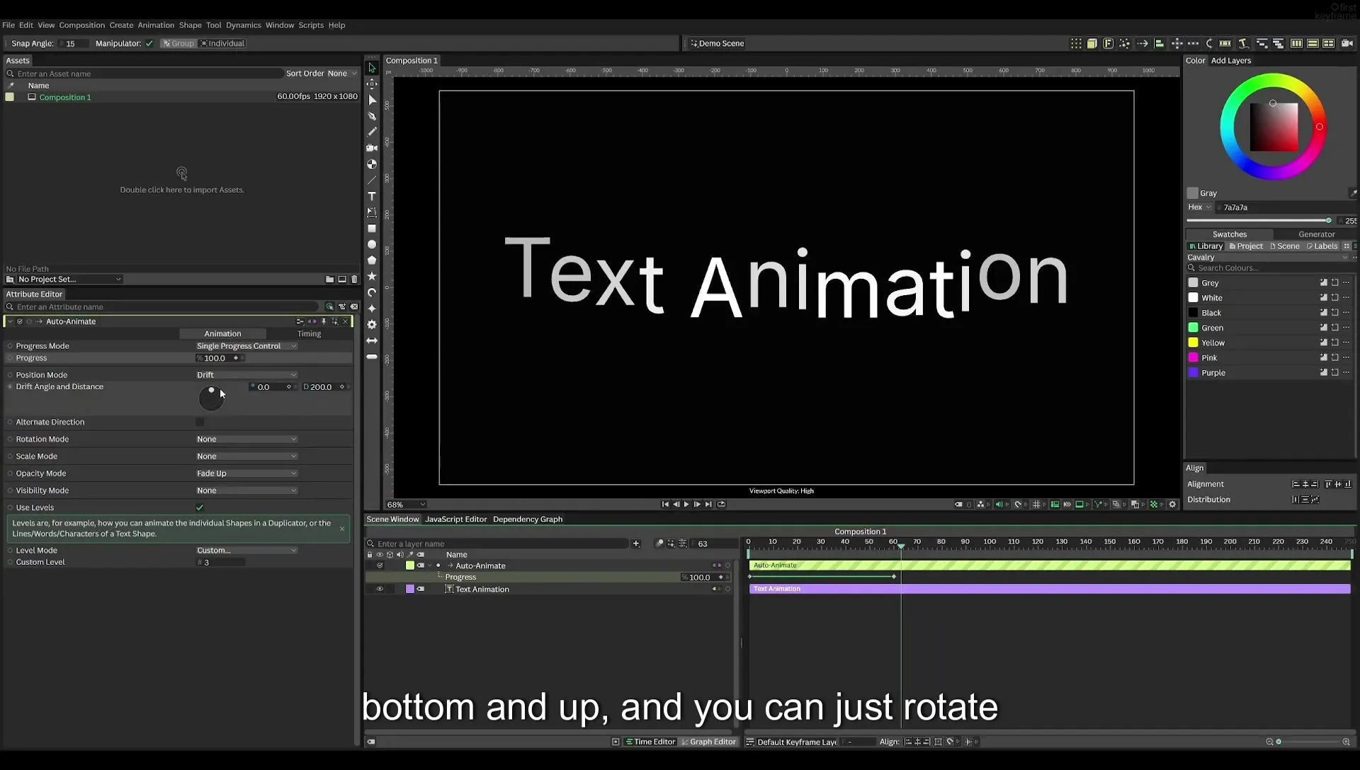04 Animate Text Like Apple in Cavalry App (free) - Image 84