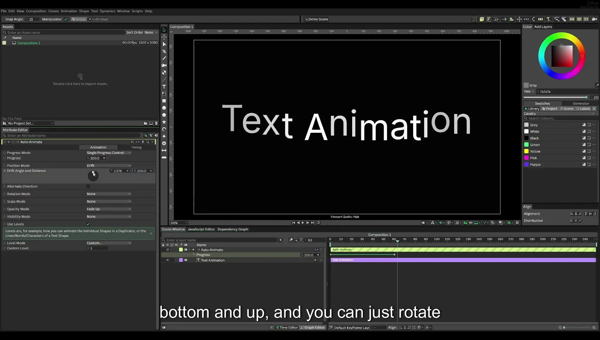 04 Animate Text Like Apple in Cavalry App (free) - Image 85