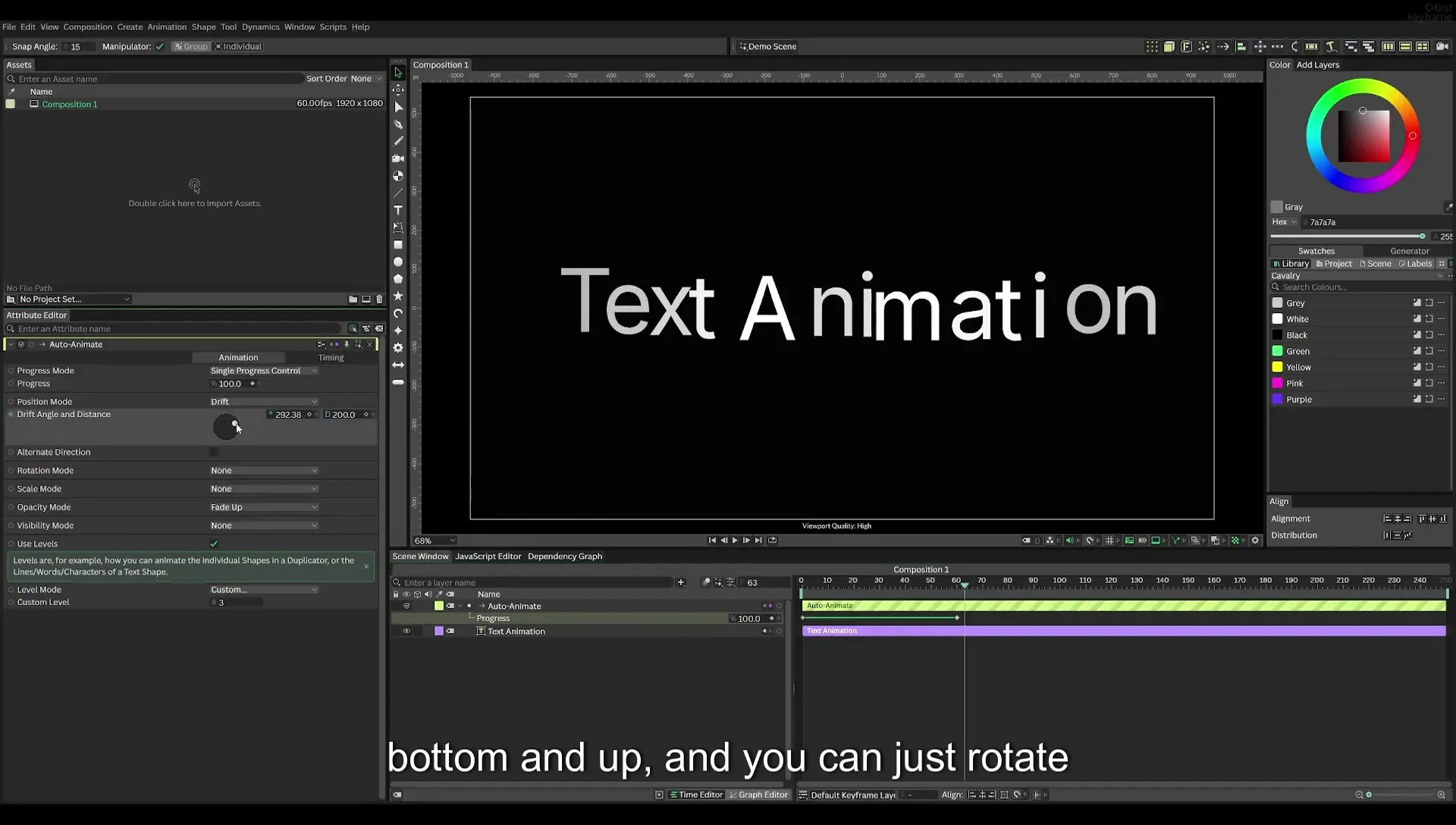 04 Animate Text Like Apple in Cavalry App (free) - Image 86
