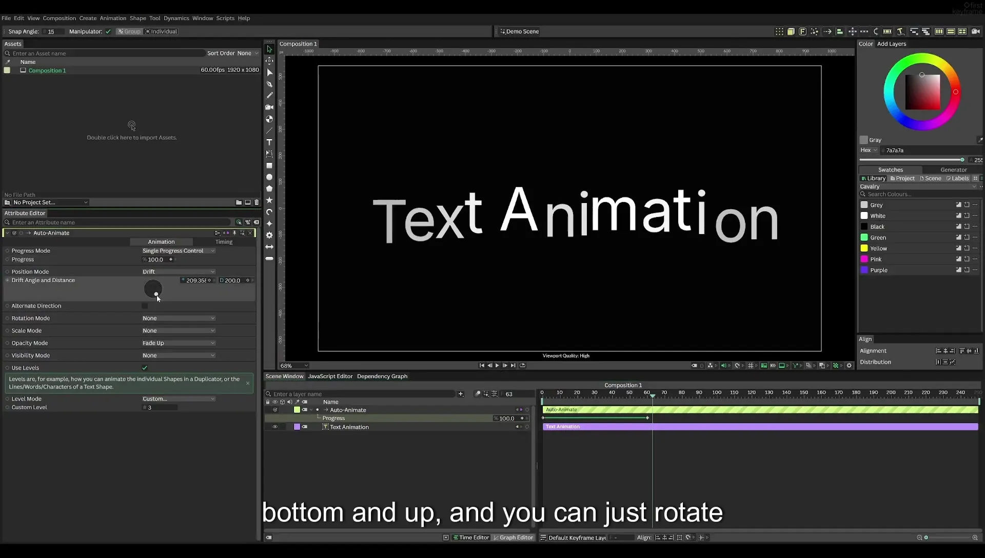 04 Animate Text Like Apple in Cavalry App (free) - Image 87