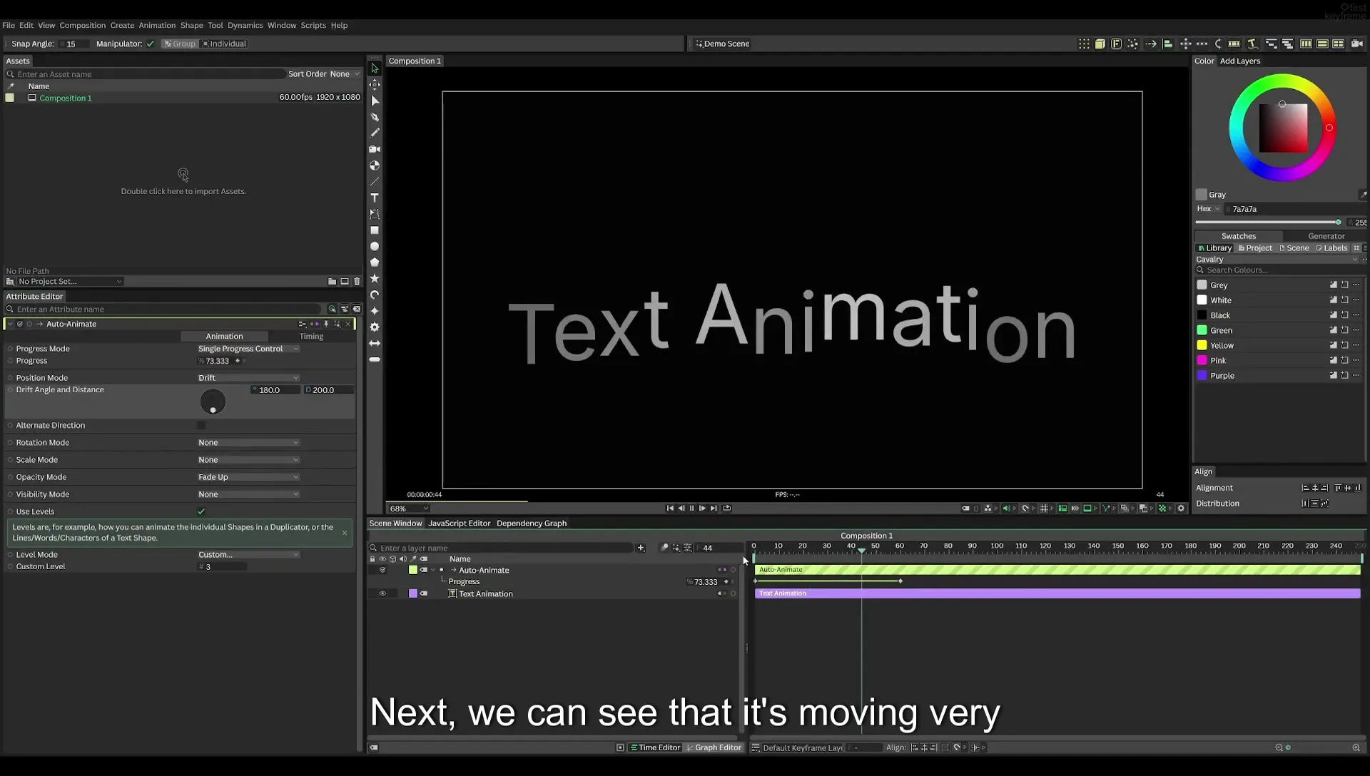 04 Animate Text Like Apple in Cavalry App (free) - Image 94
