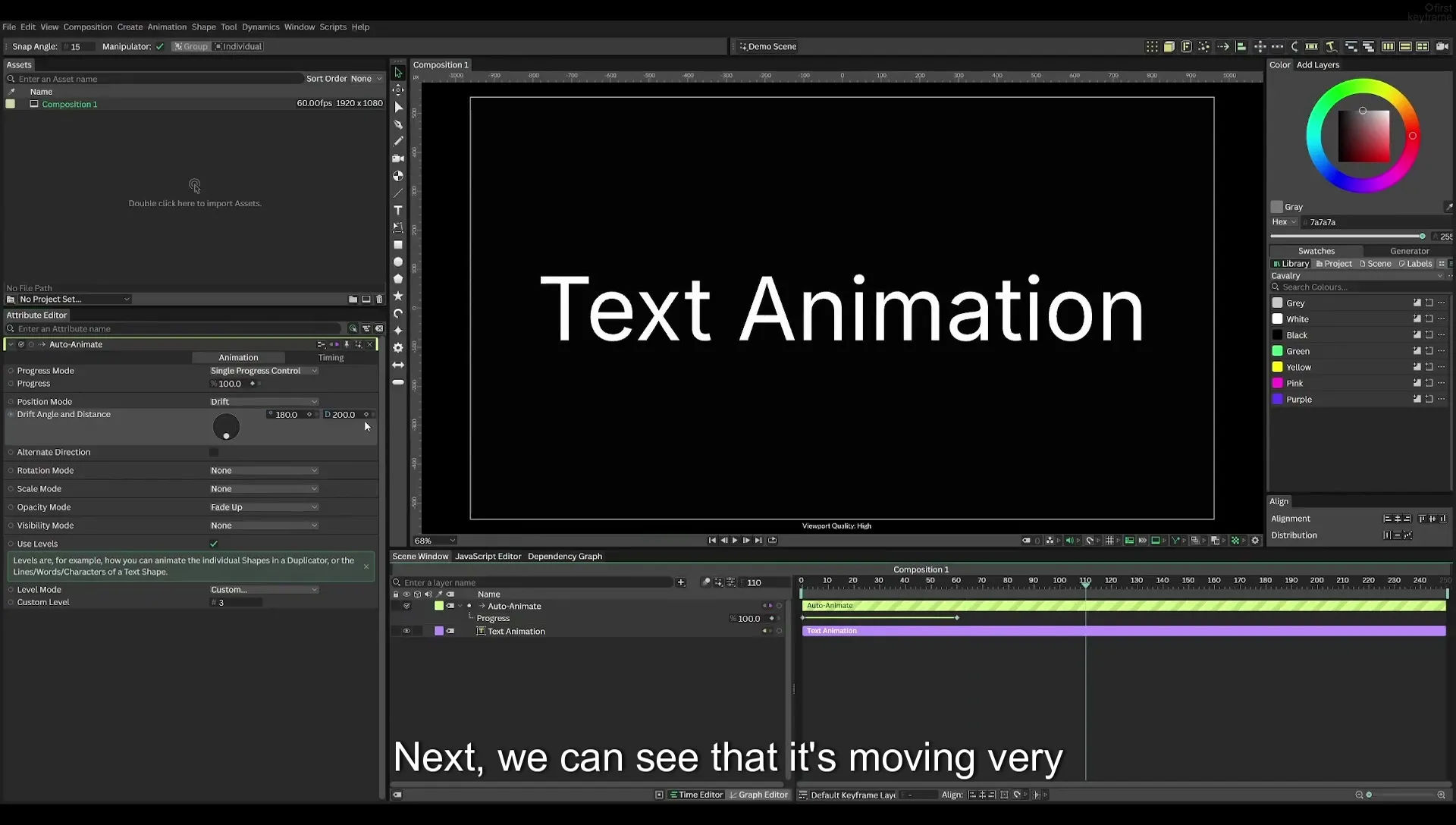 04 Animate Text Like Apple in Cavalry App (free) - Image 98