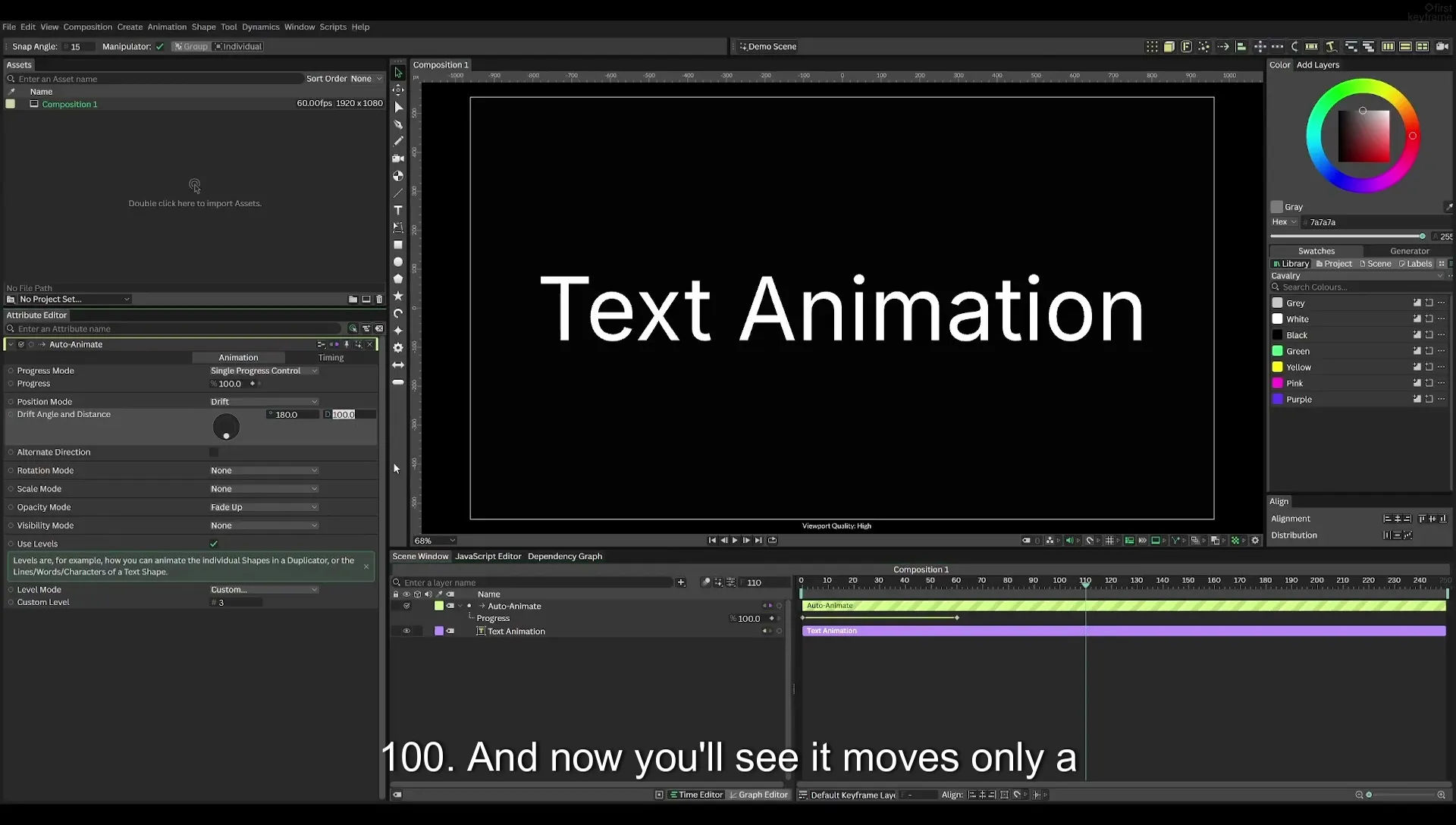 04 Animate Text Like Apple in Cavalry App (free) - Image 103
